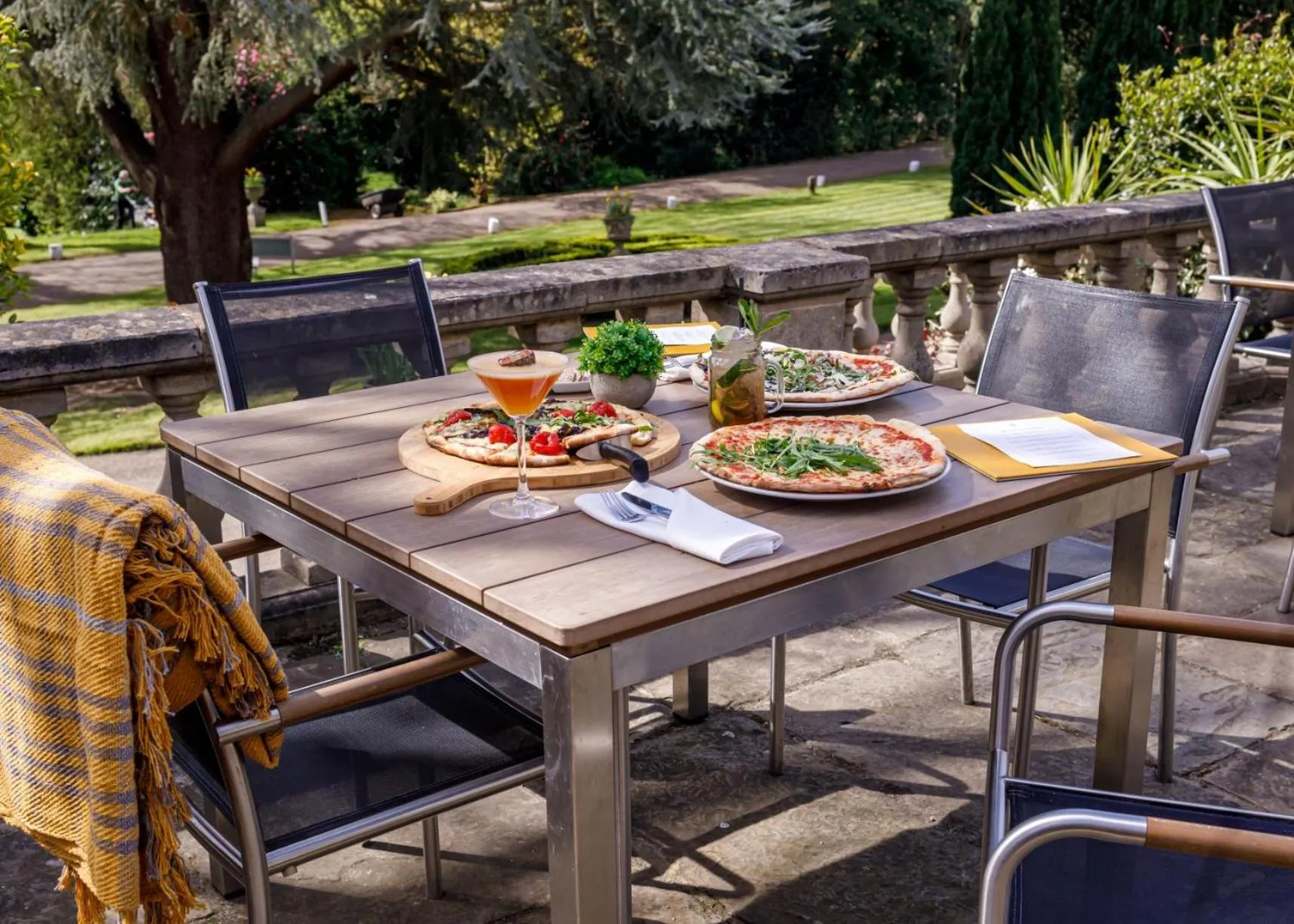 Balcony/Terrace in Rowhill Grange Hotel & Utopia Spa