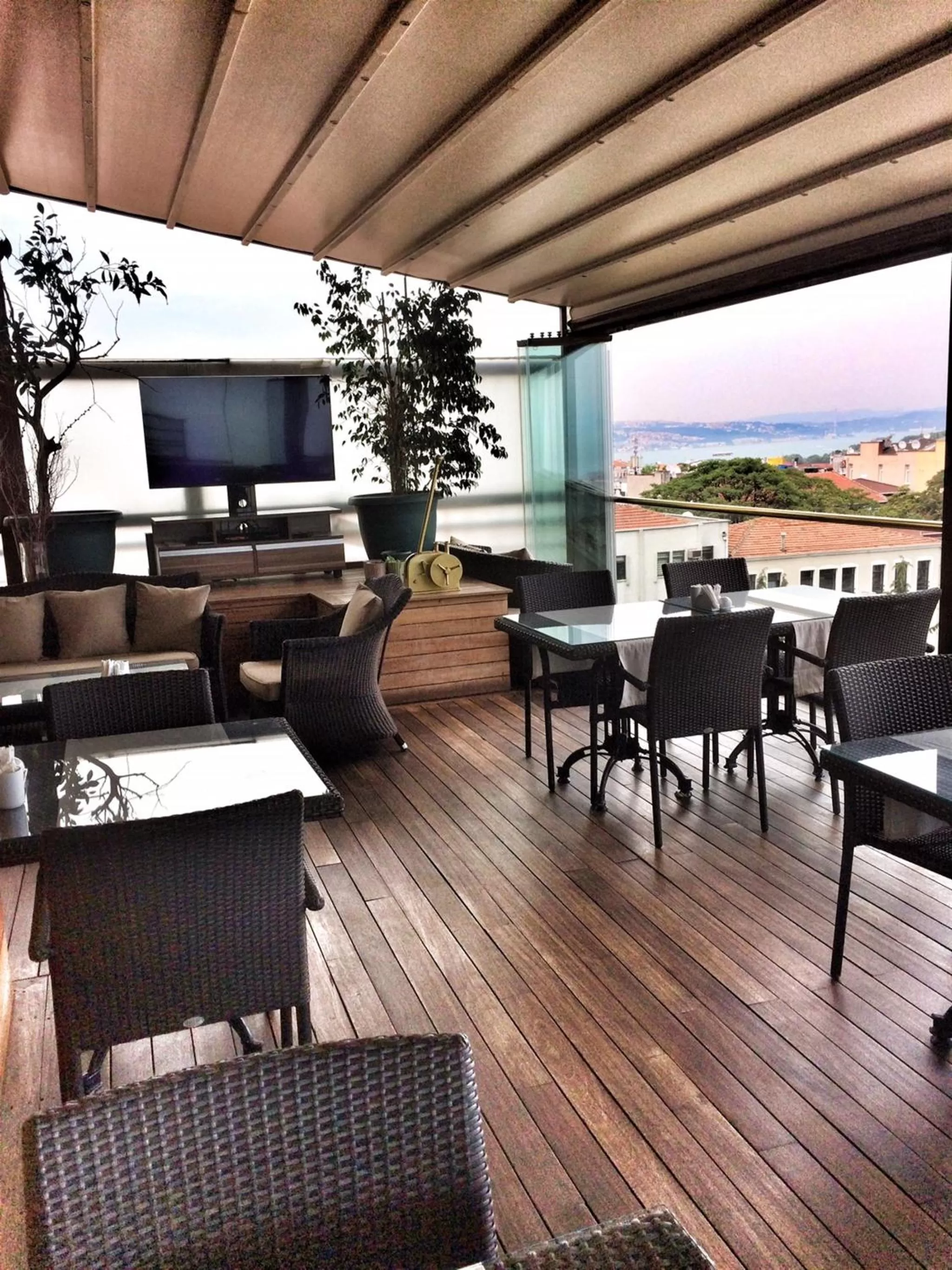 Patio in Burckin Hotel