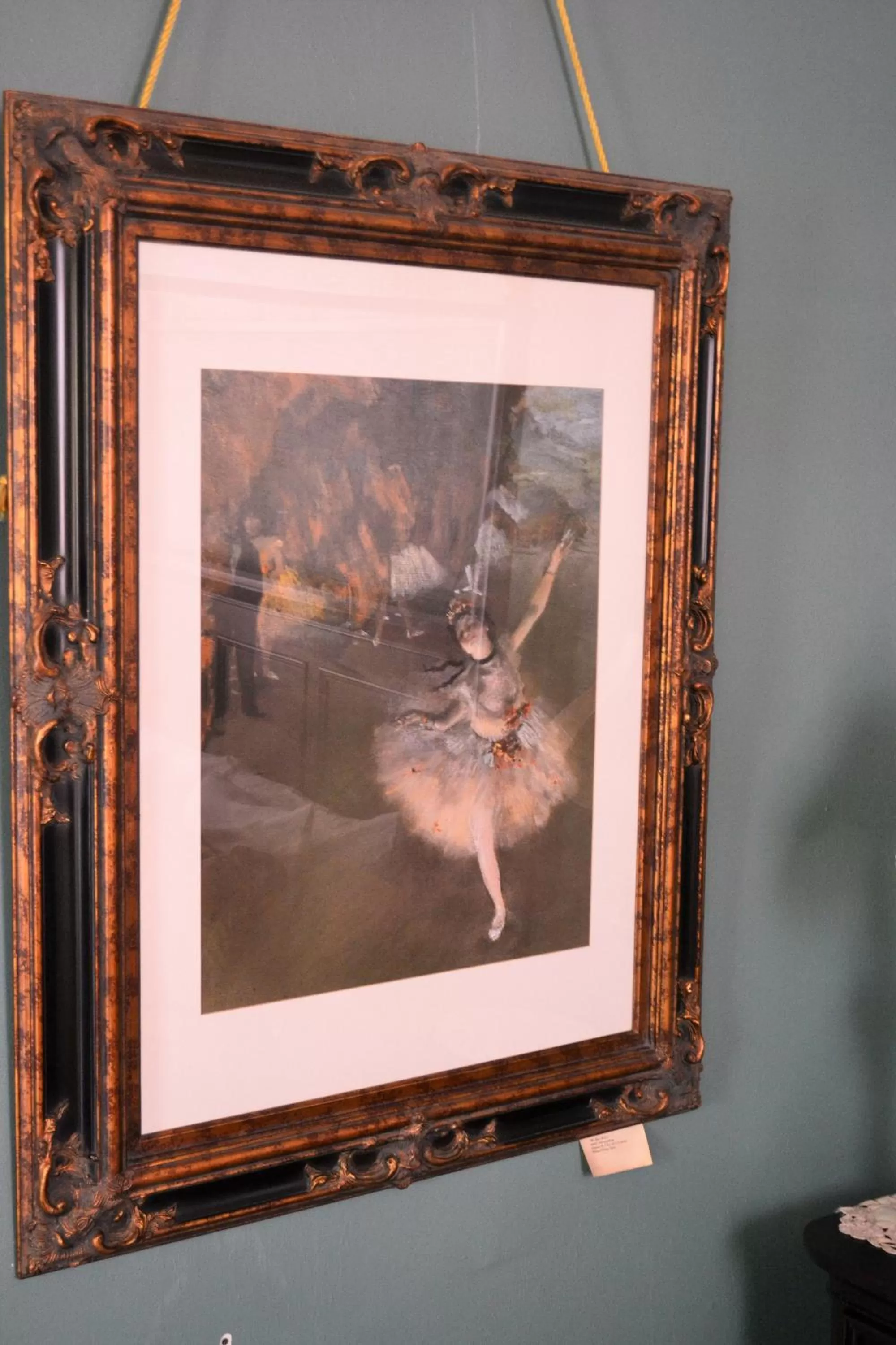 Decorative detail in Edgar Degas House Historic Home and Museum