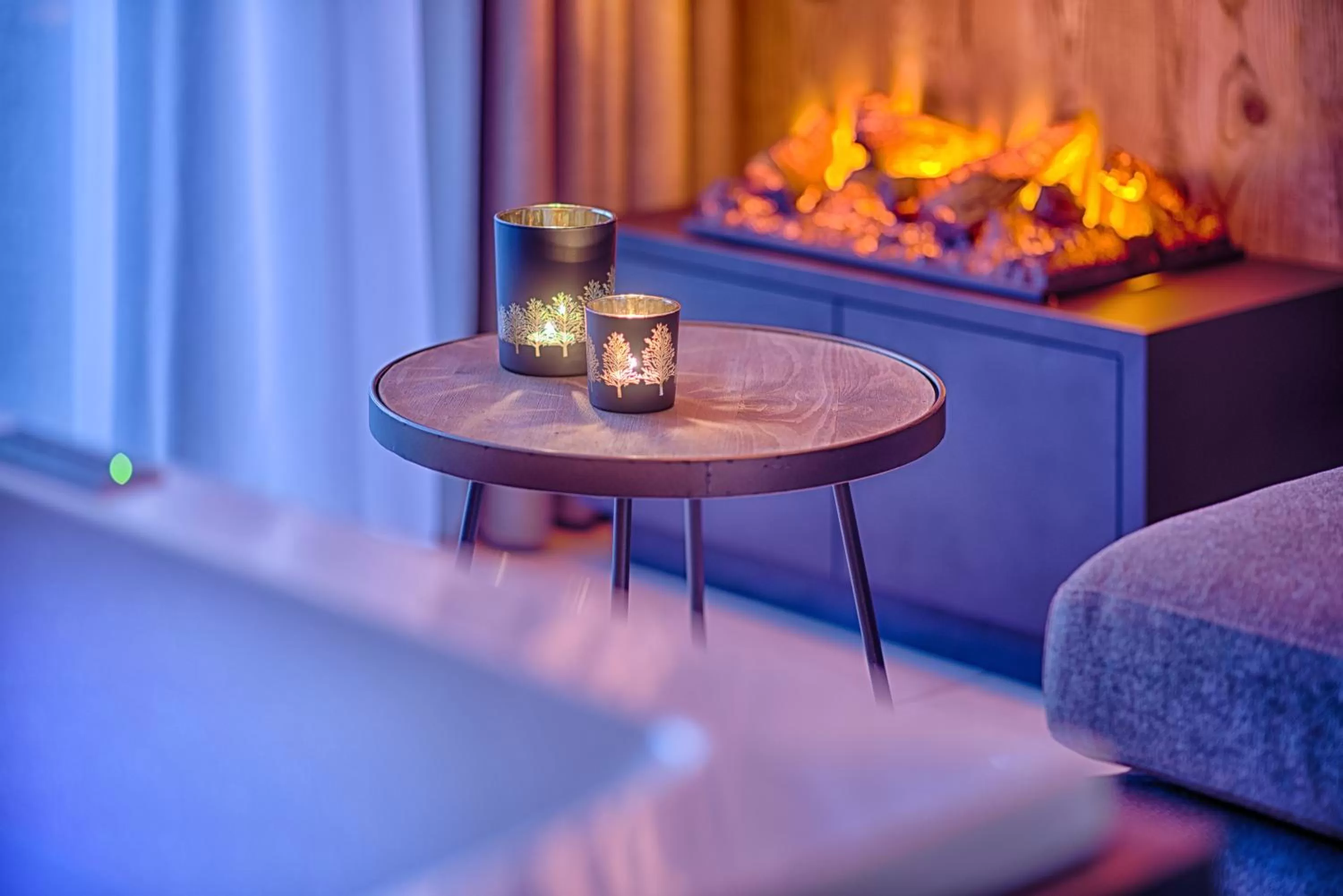 Living room, Bed in K1 Mountain Chalet - Luxury Apartements