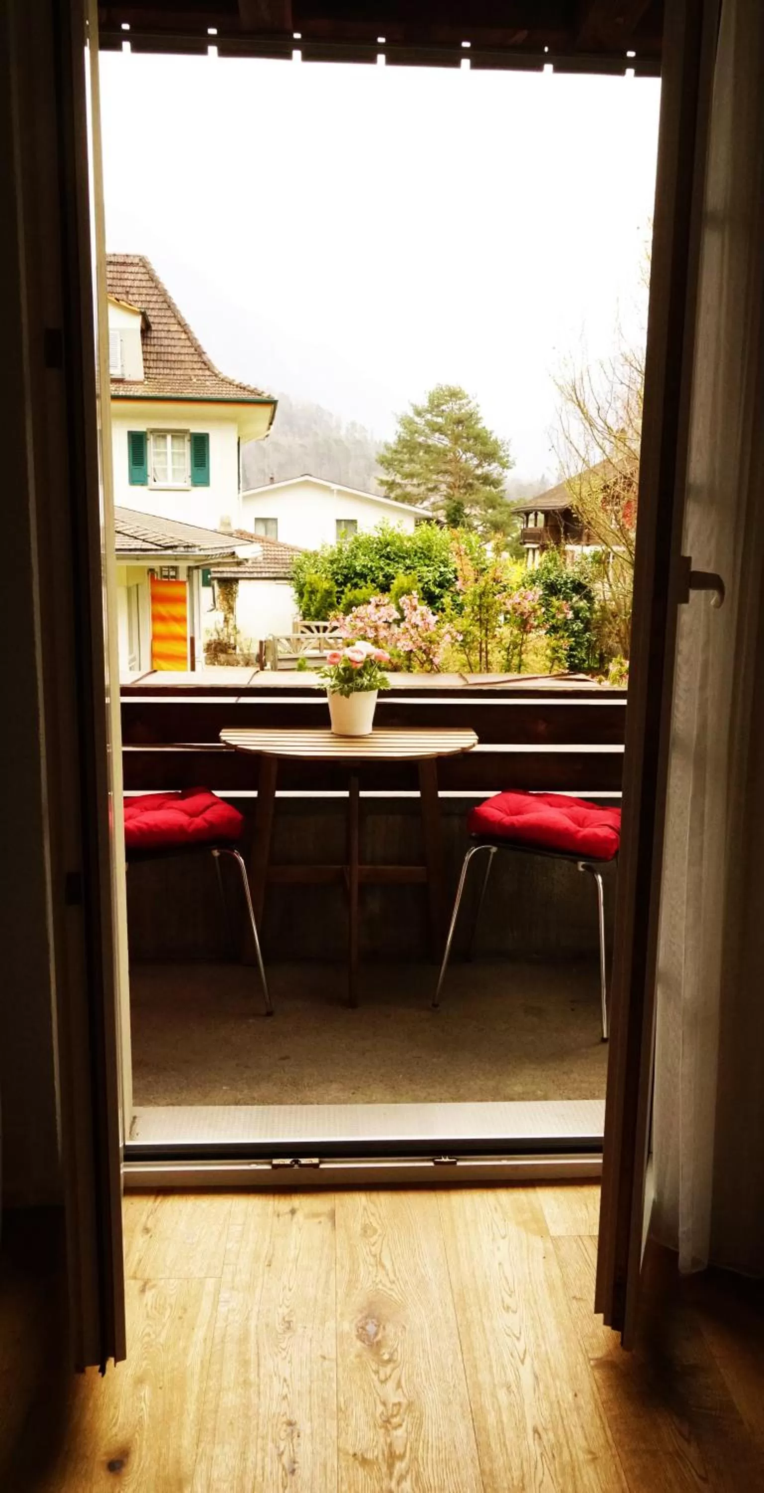 Balcony/Terrace in Adventure Guesthouse Interlaken