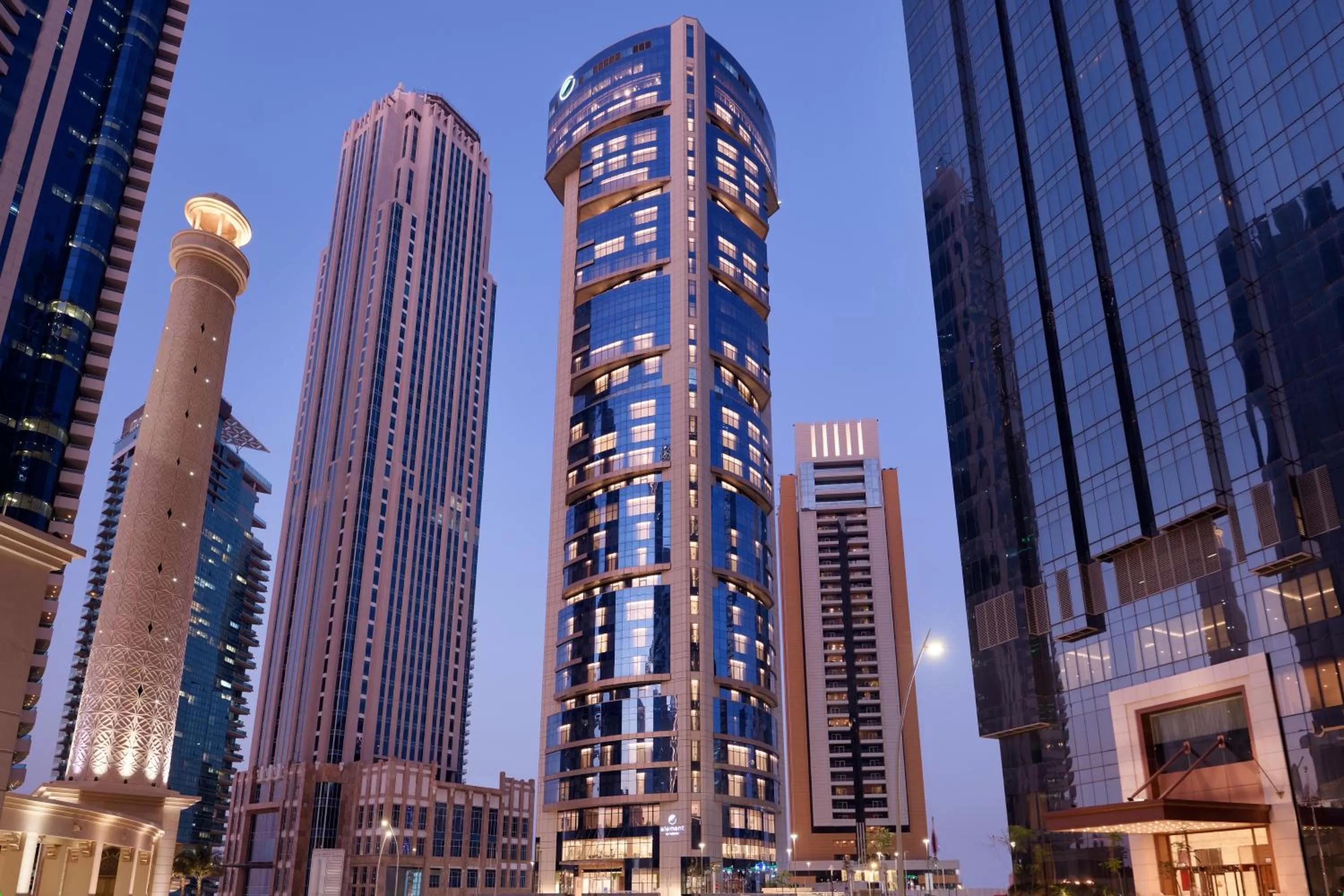 Property building in Element by Westin West Bay Doha