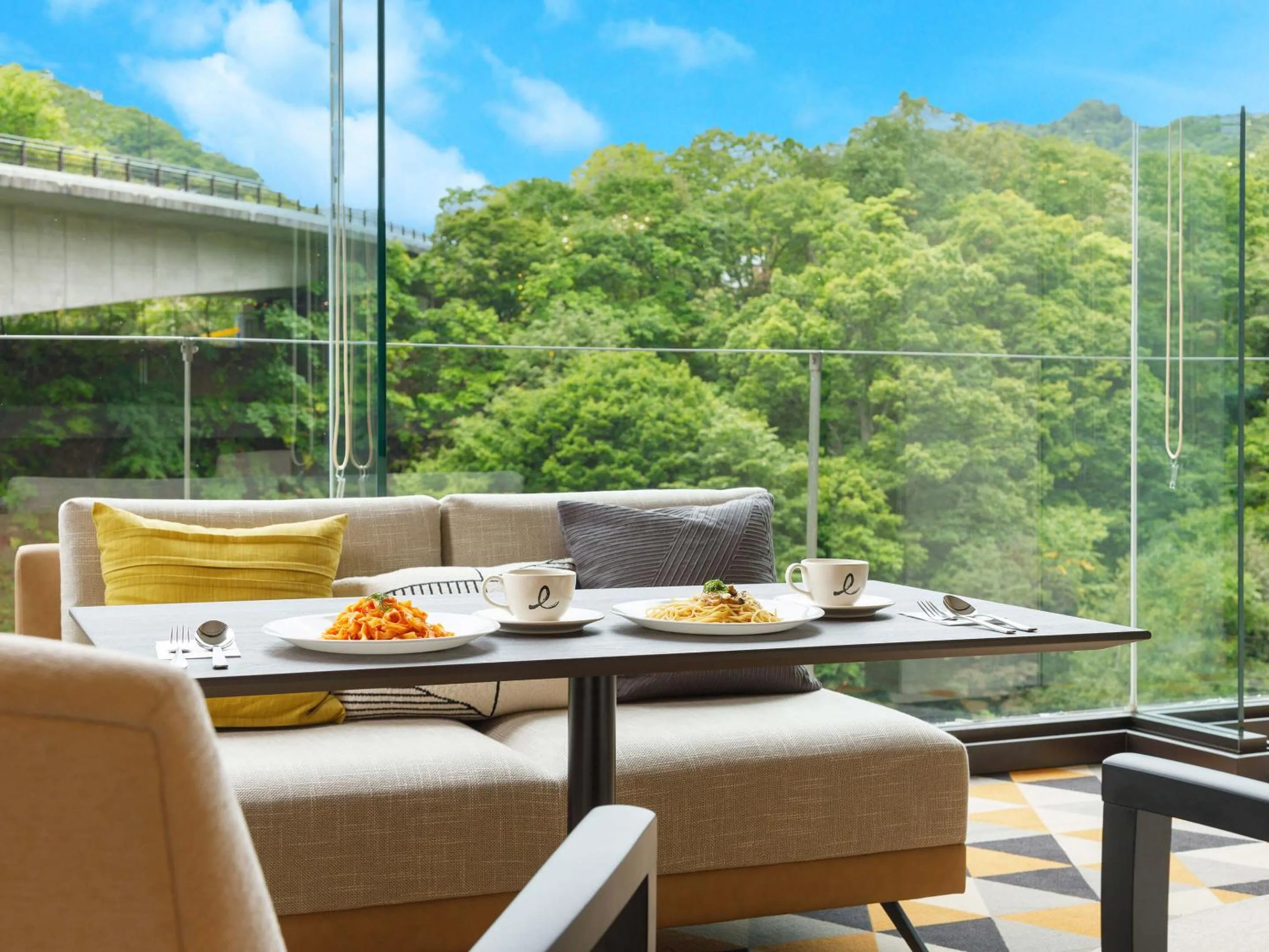 Food and drinks in Jozankei View Hotel