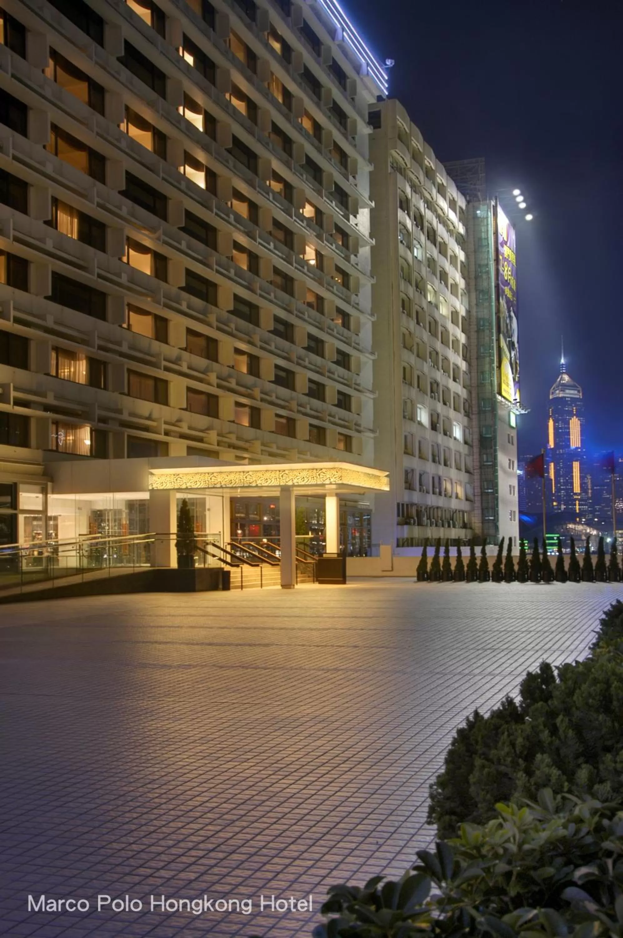 Property building in Marco Polo Hongkong Hotel