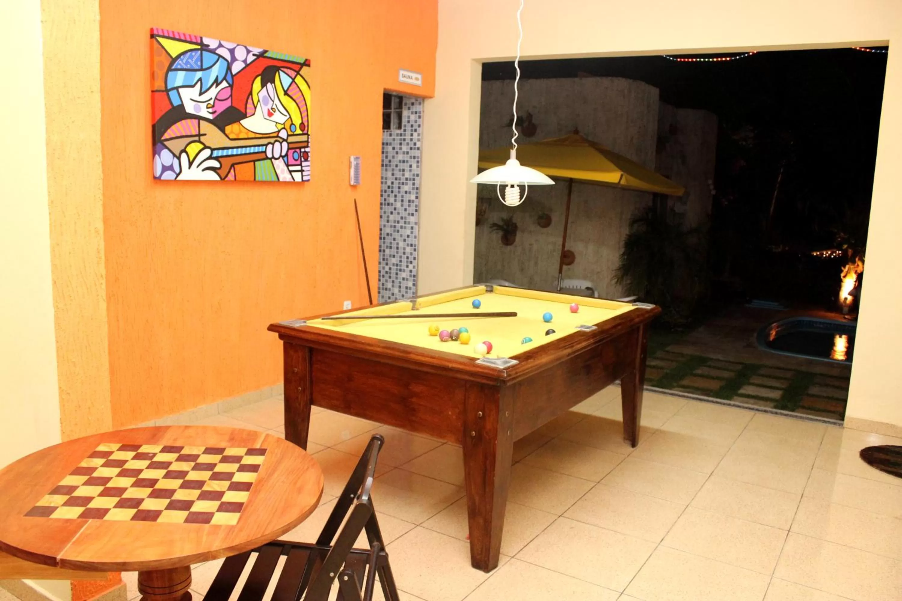 Game Room, Billiards in Pousada Recanto do Sal