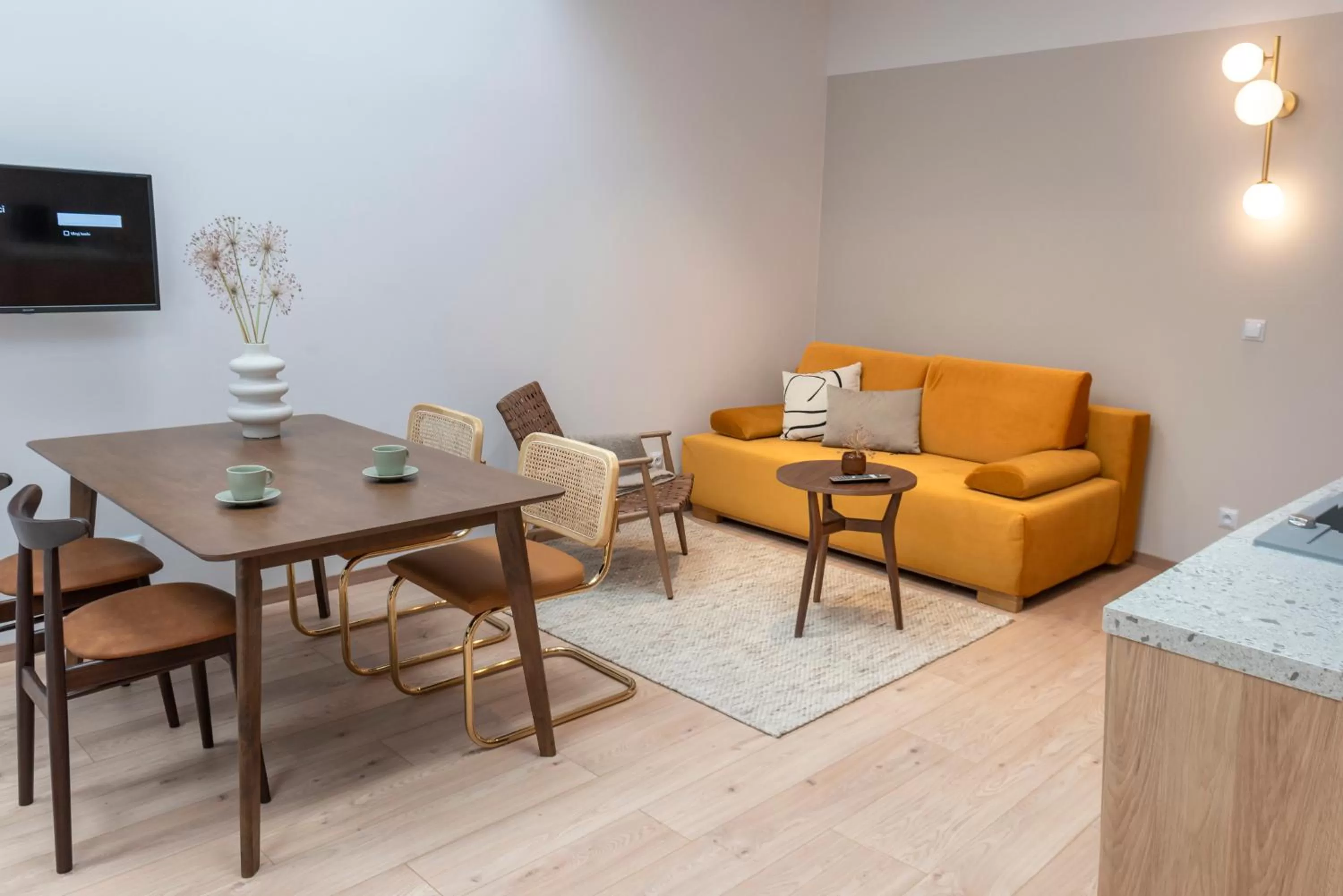 Seating area in Monciak55 Sopot Apartments