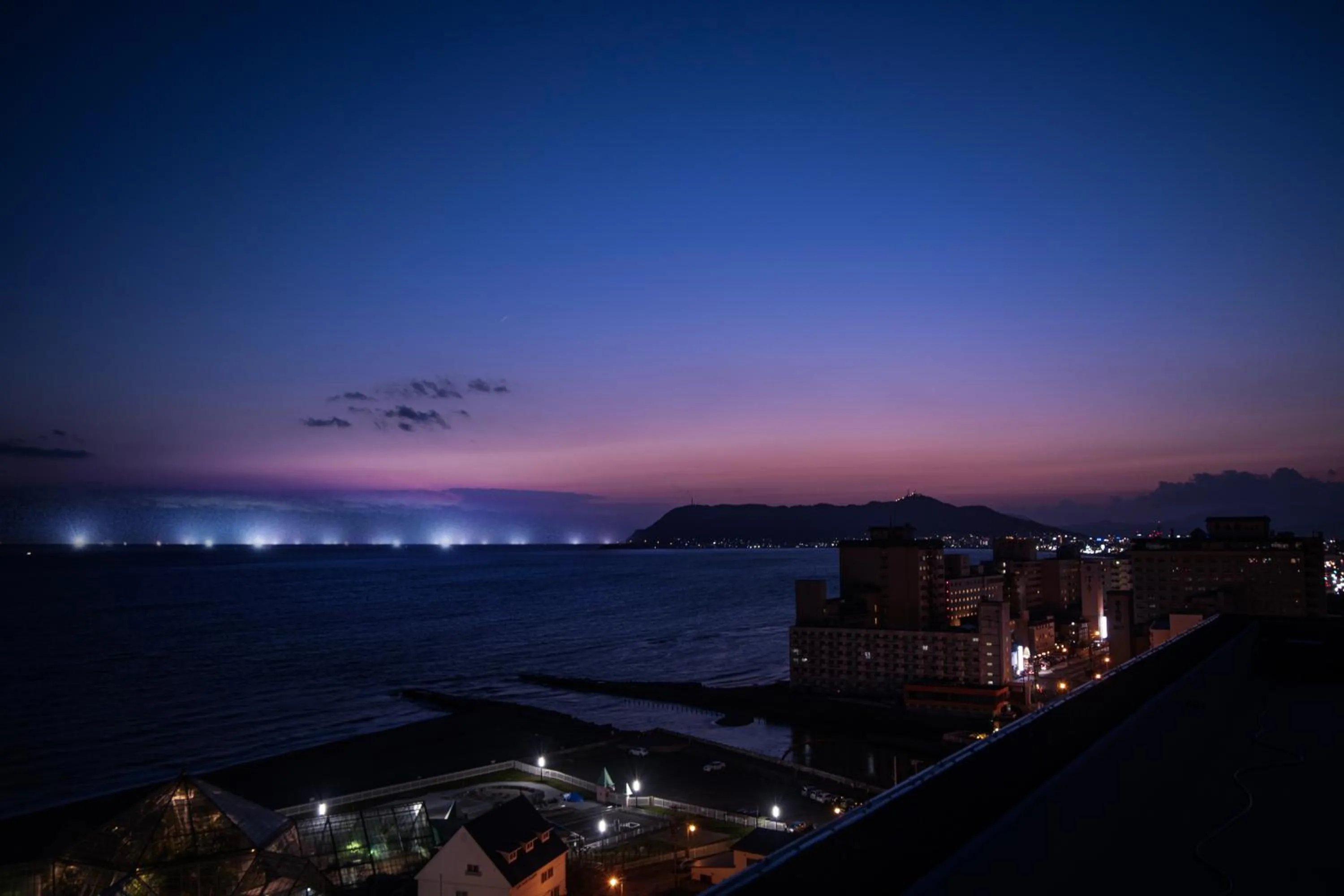 Night in Hakodate Yunokawa Onsen Umi to Akari Hewitt Resort