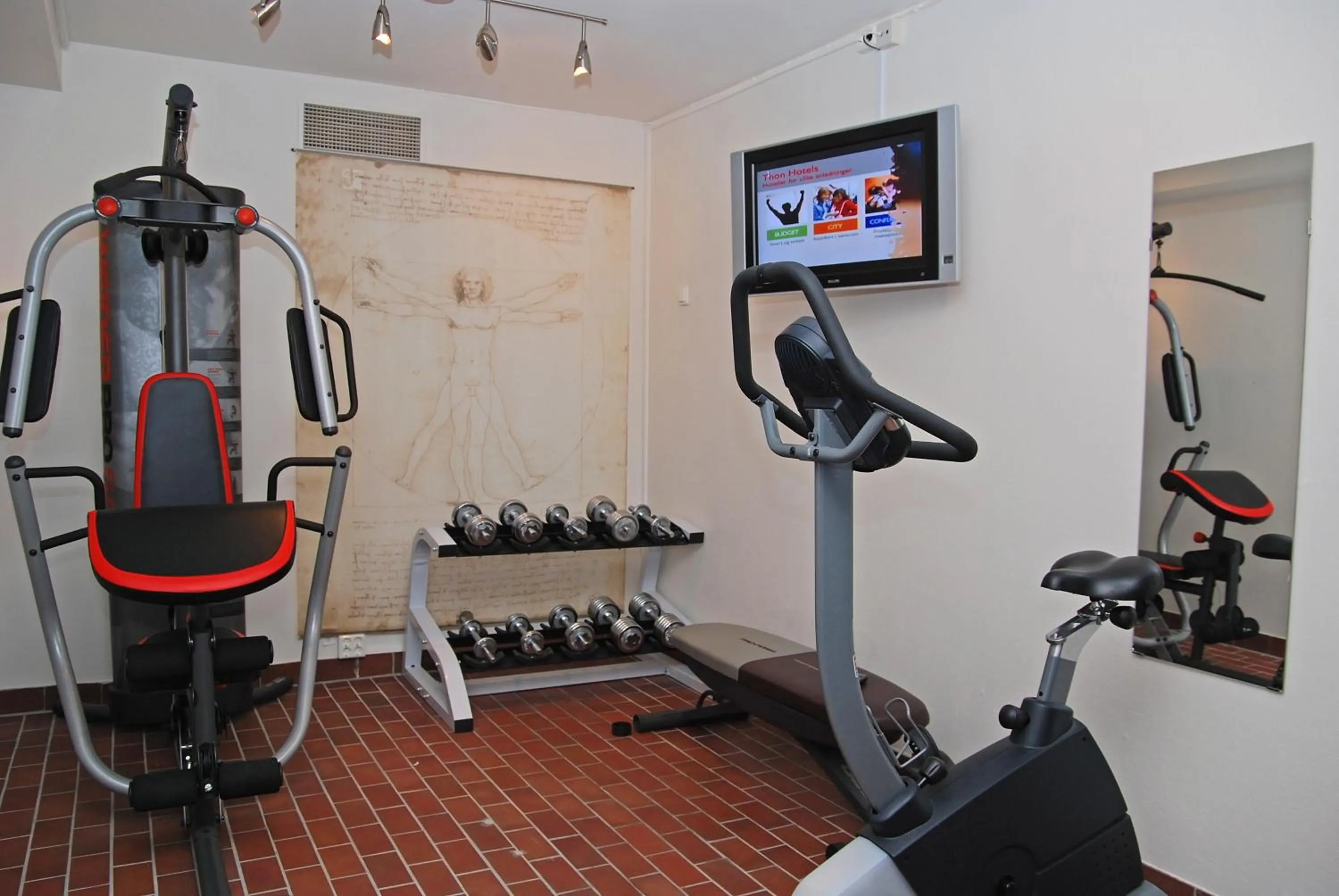 Fitness centre/facilities in Thon Hotel Sandnes