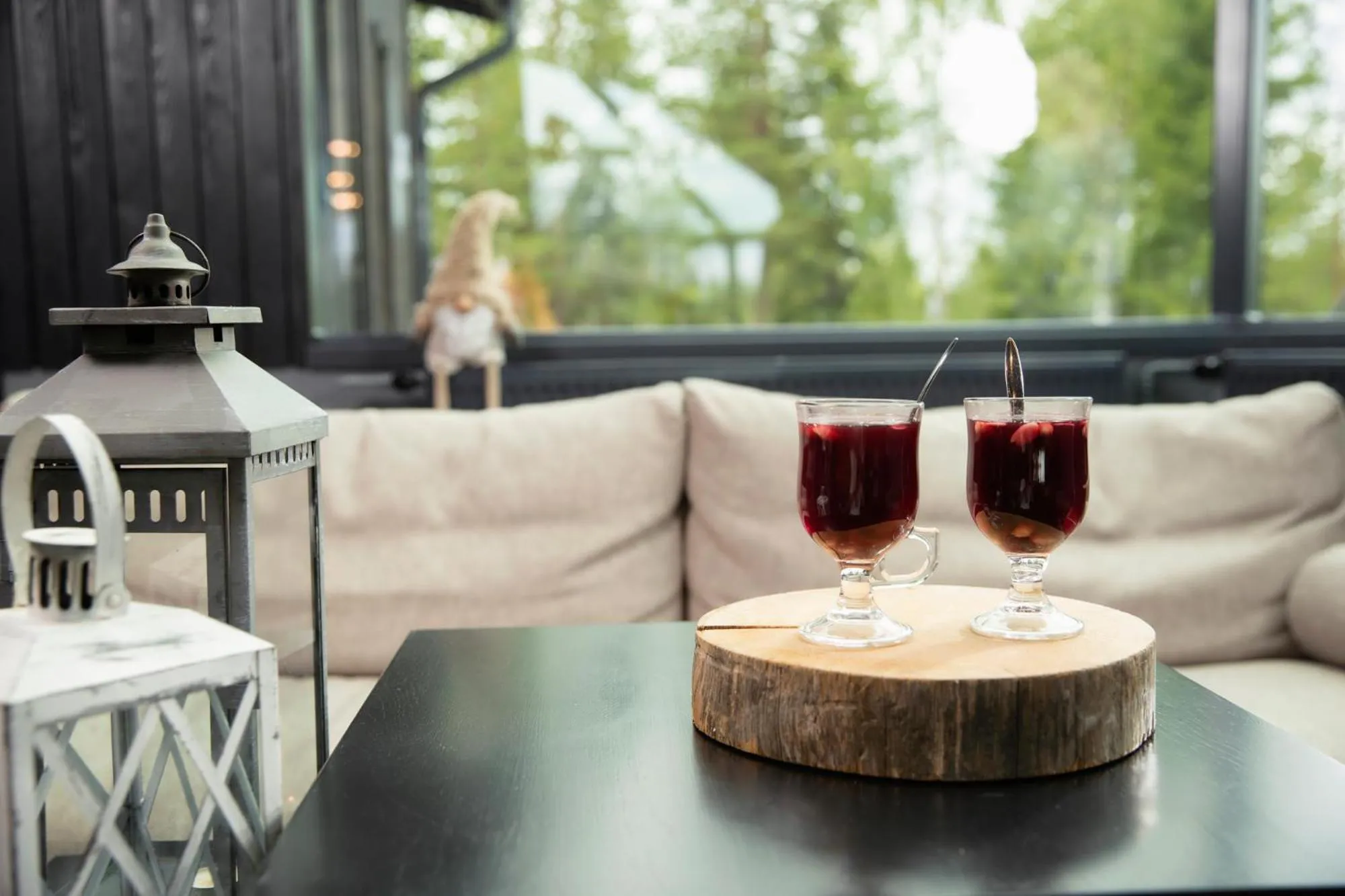 Drinks in Santa's Igloos Arctic Circle