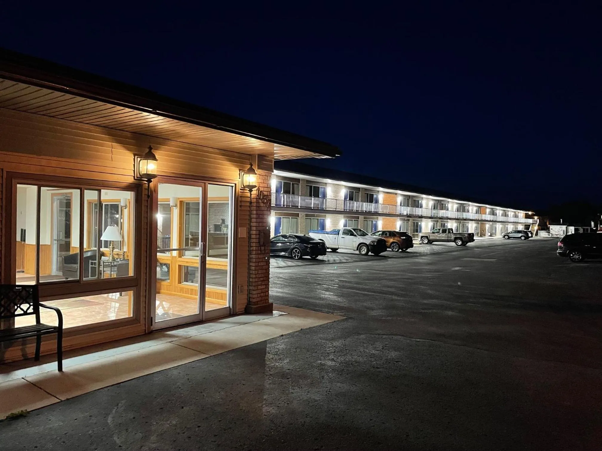 Property building in Days Inn & Suites by Wyndham St. Ignace Lakefront