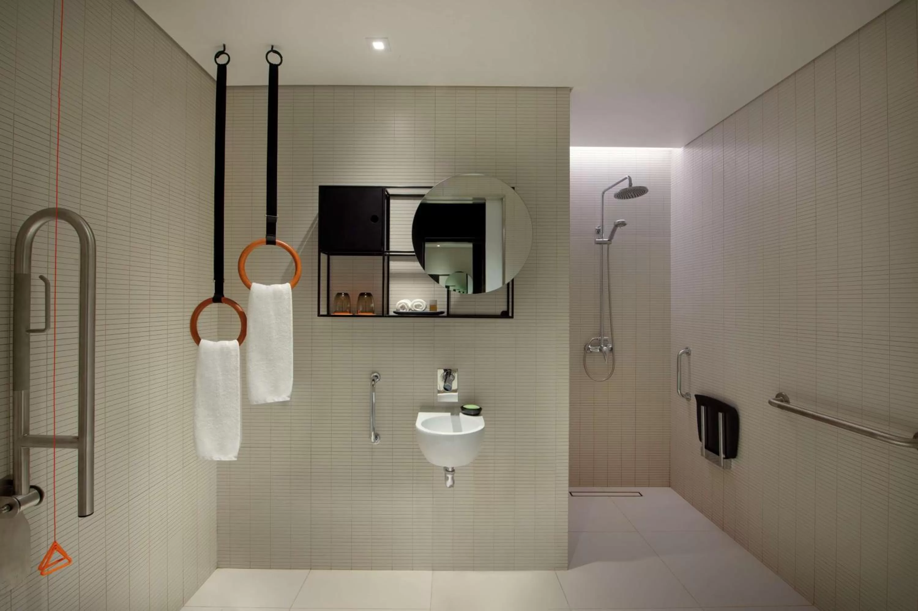Bathroom in Canopy by Hilton Dubai Al Seef