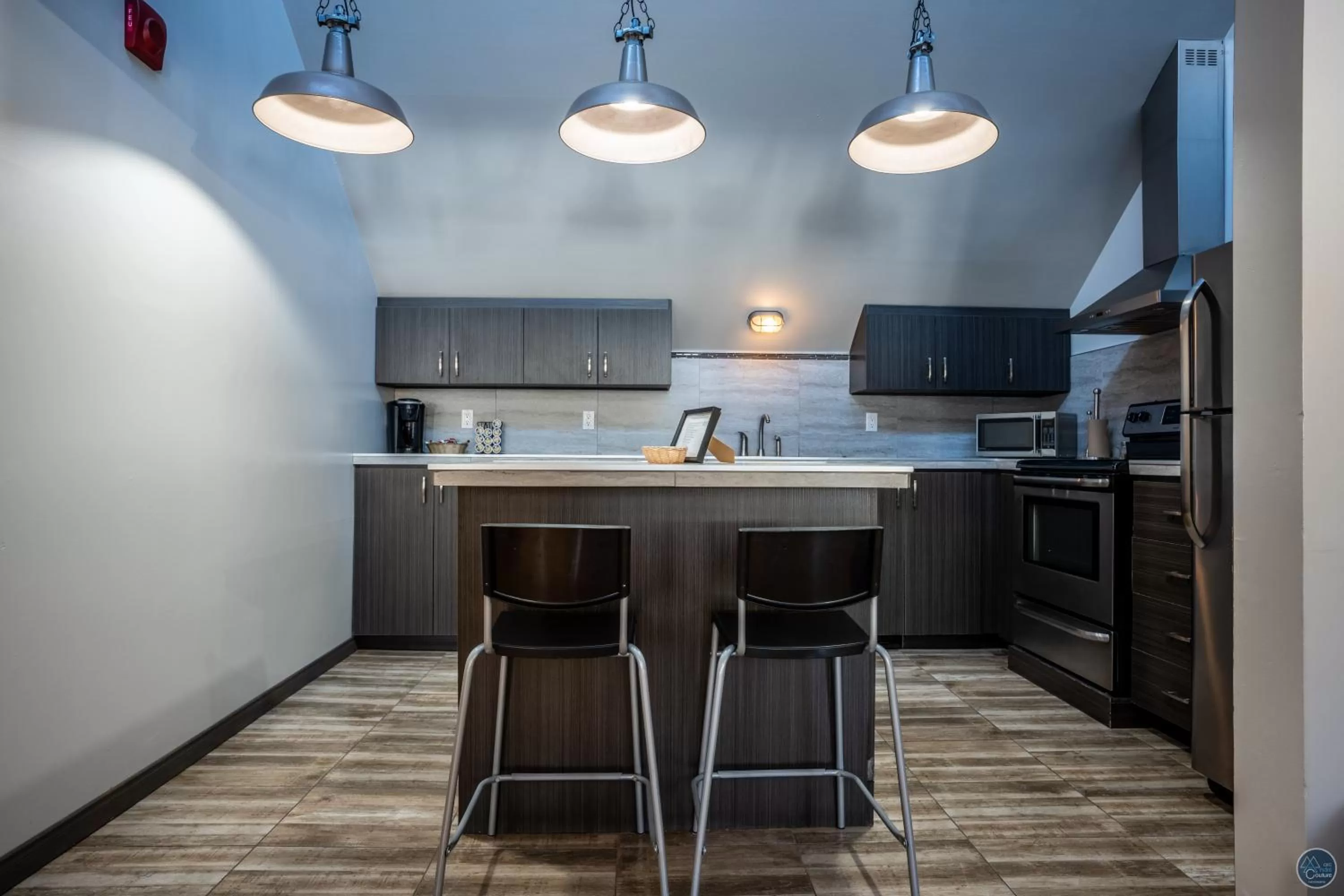 Kitchen or kitchenette, Kitchen/Kitchenette in Auberge Éva