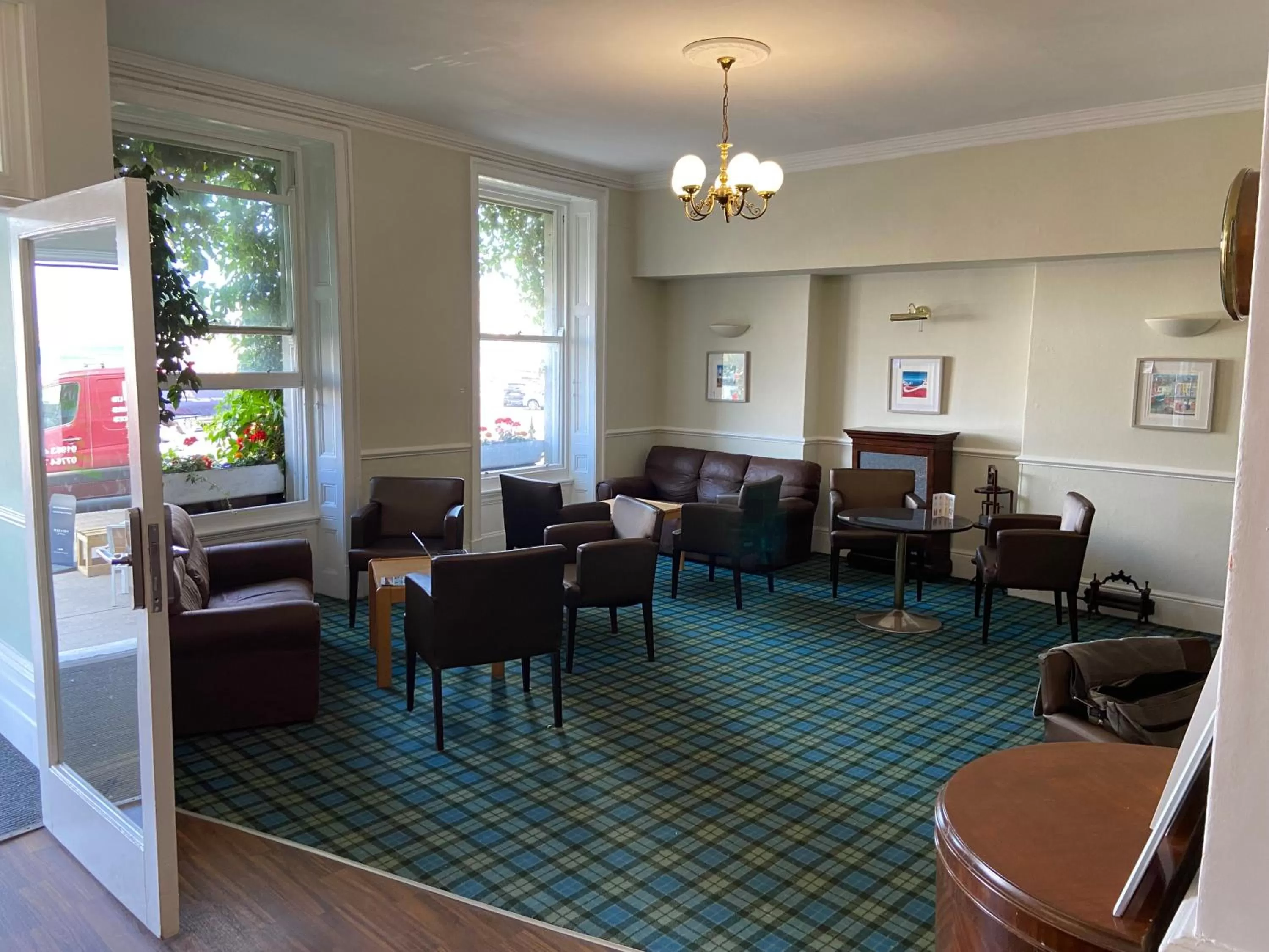 Seating area in The Fairhaven Hotel