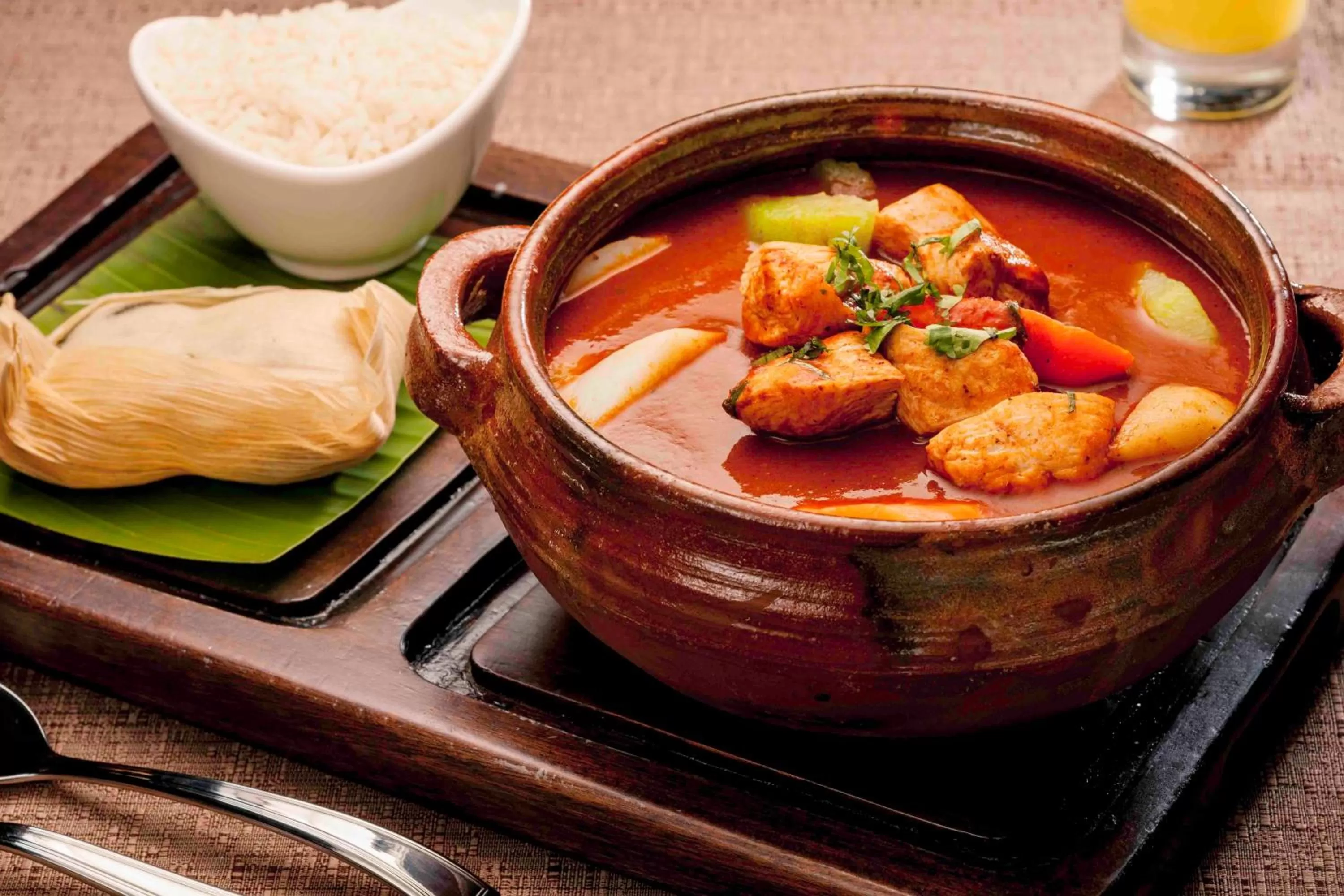 Food in Camino Real Antigua