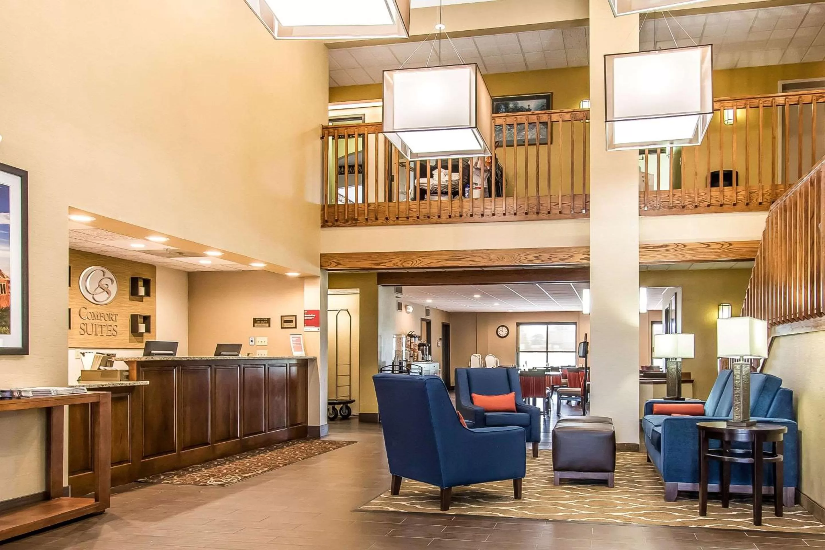 Lobby or reception in Comfort Suites Effingham Central