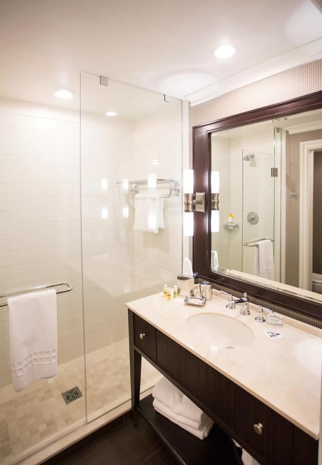 Bathroom in The Atherton Hotel at OSU