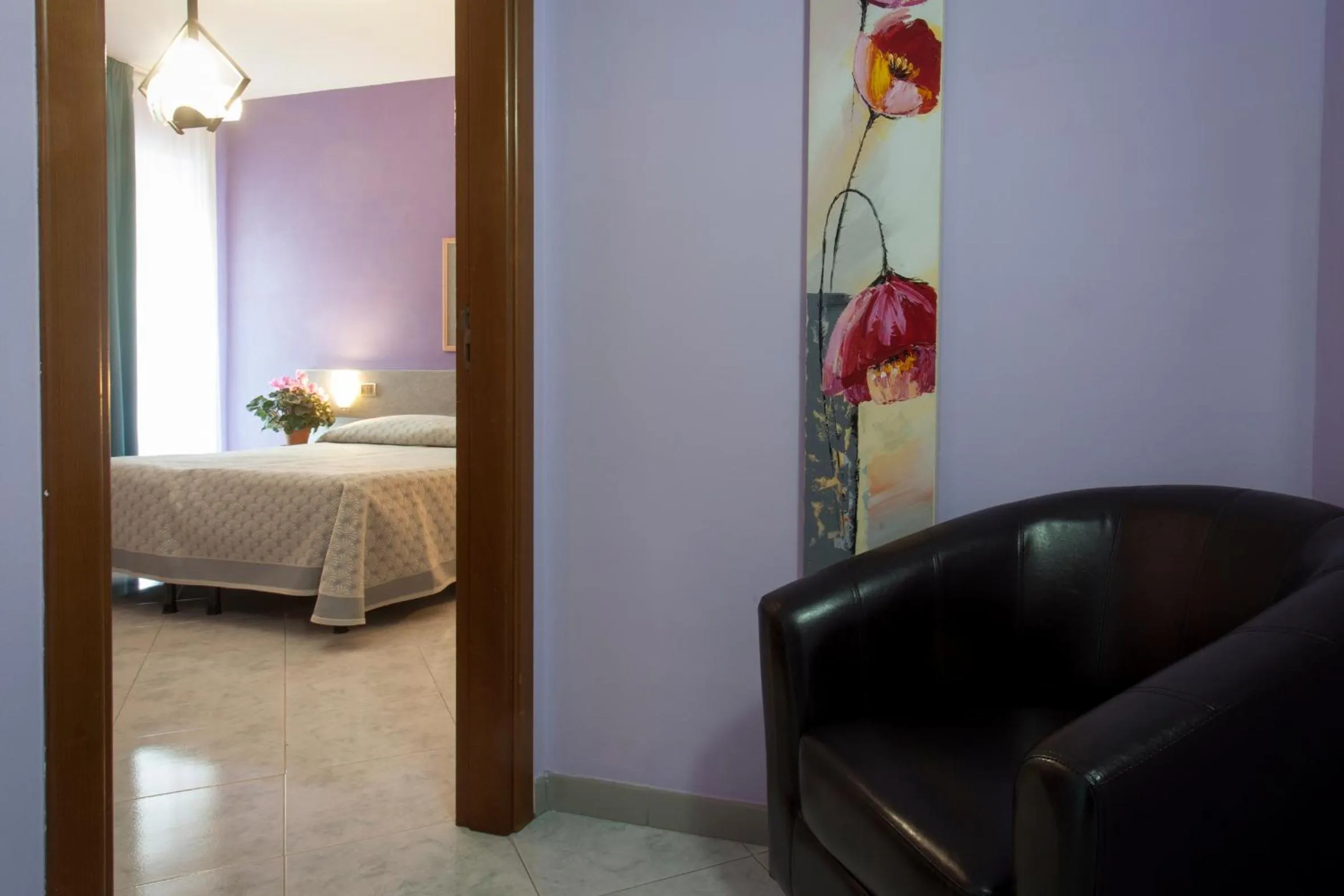 Bed in Hotel San Marco