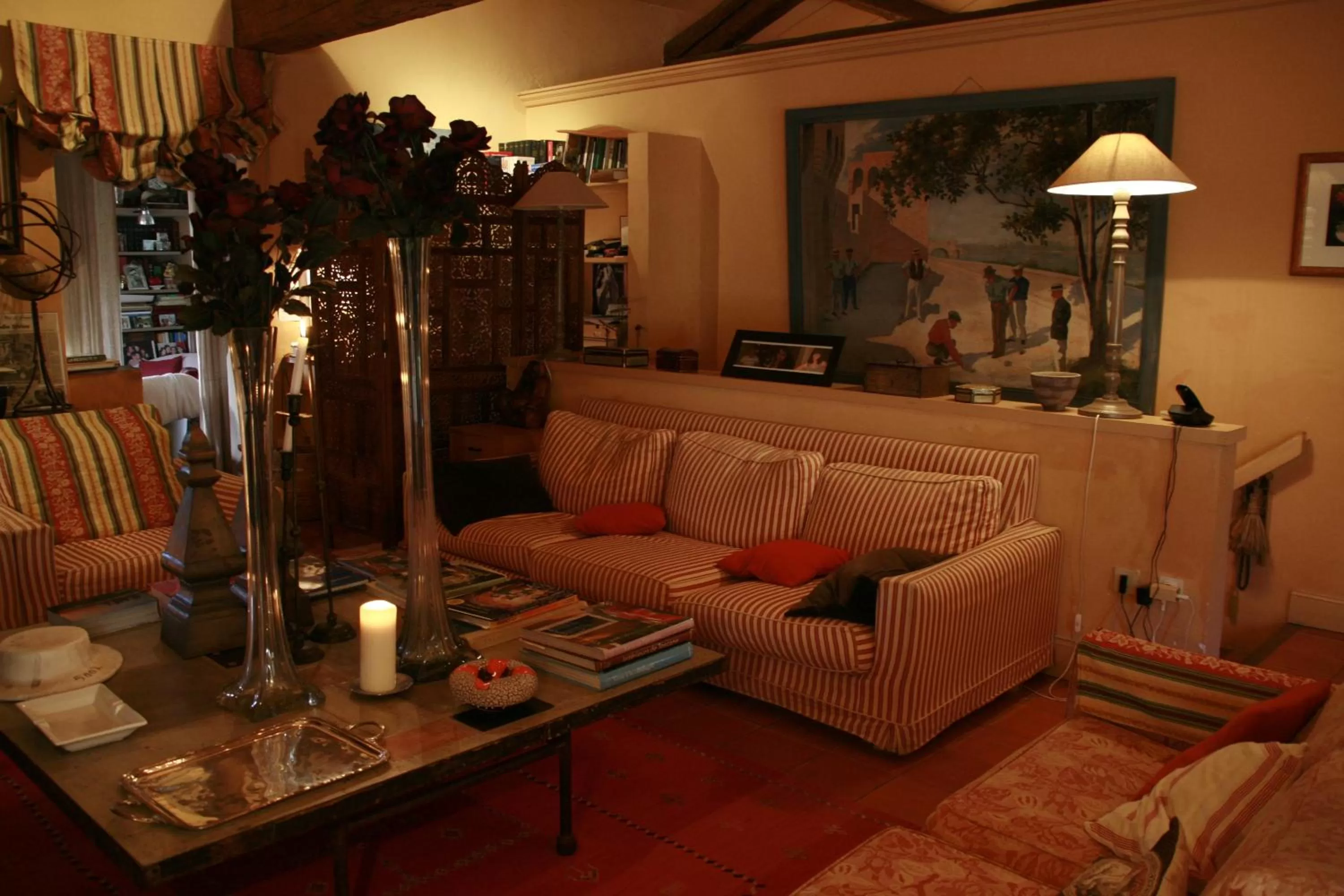 Living room in La Maison sur la Colline