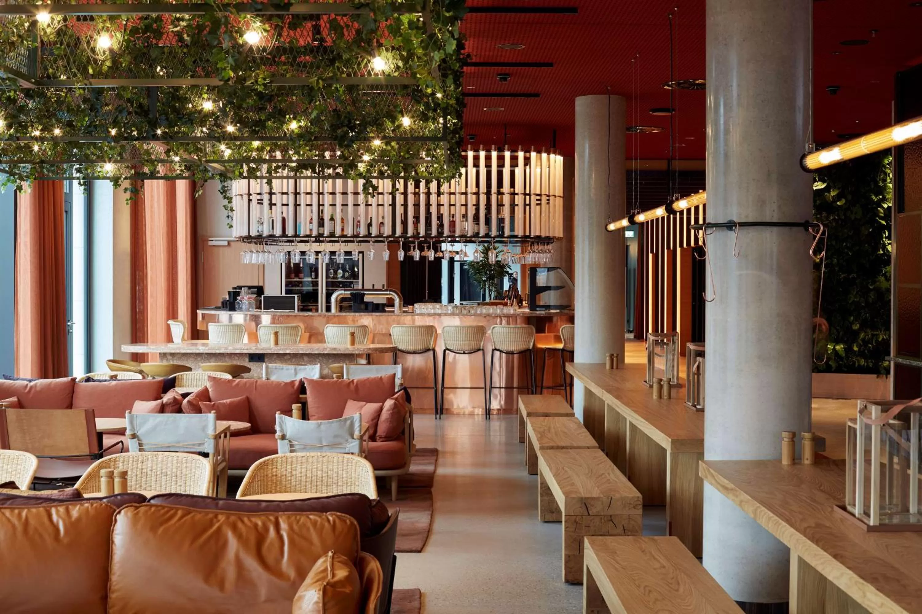 Lounge or bar in Scandic Frankfurt Hafenpark