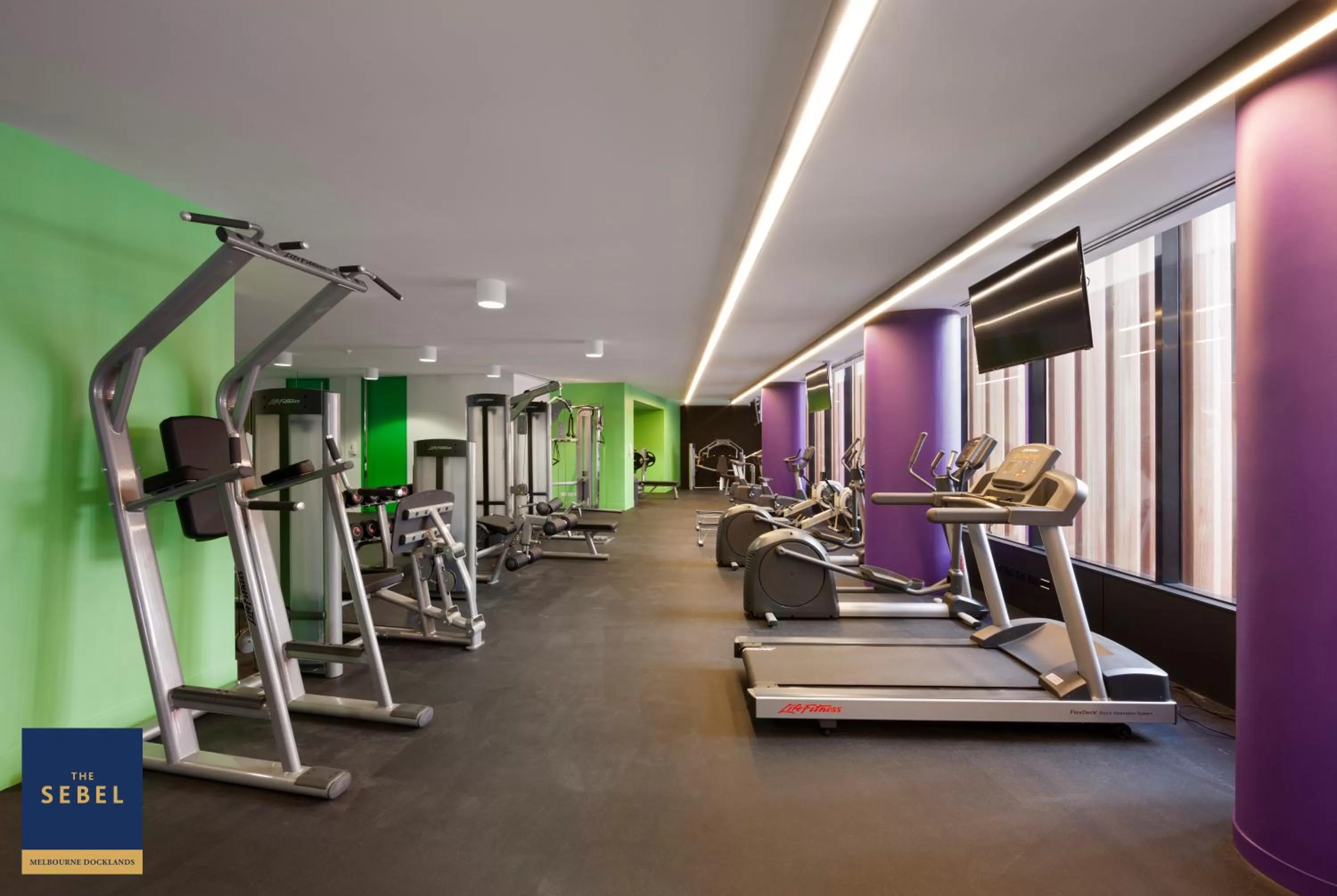 Fitness centre/facilities in The Sebel Melbourne Docklands Hotel