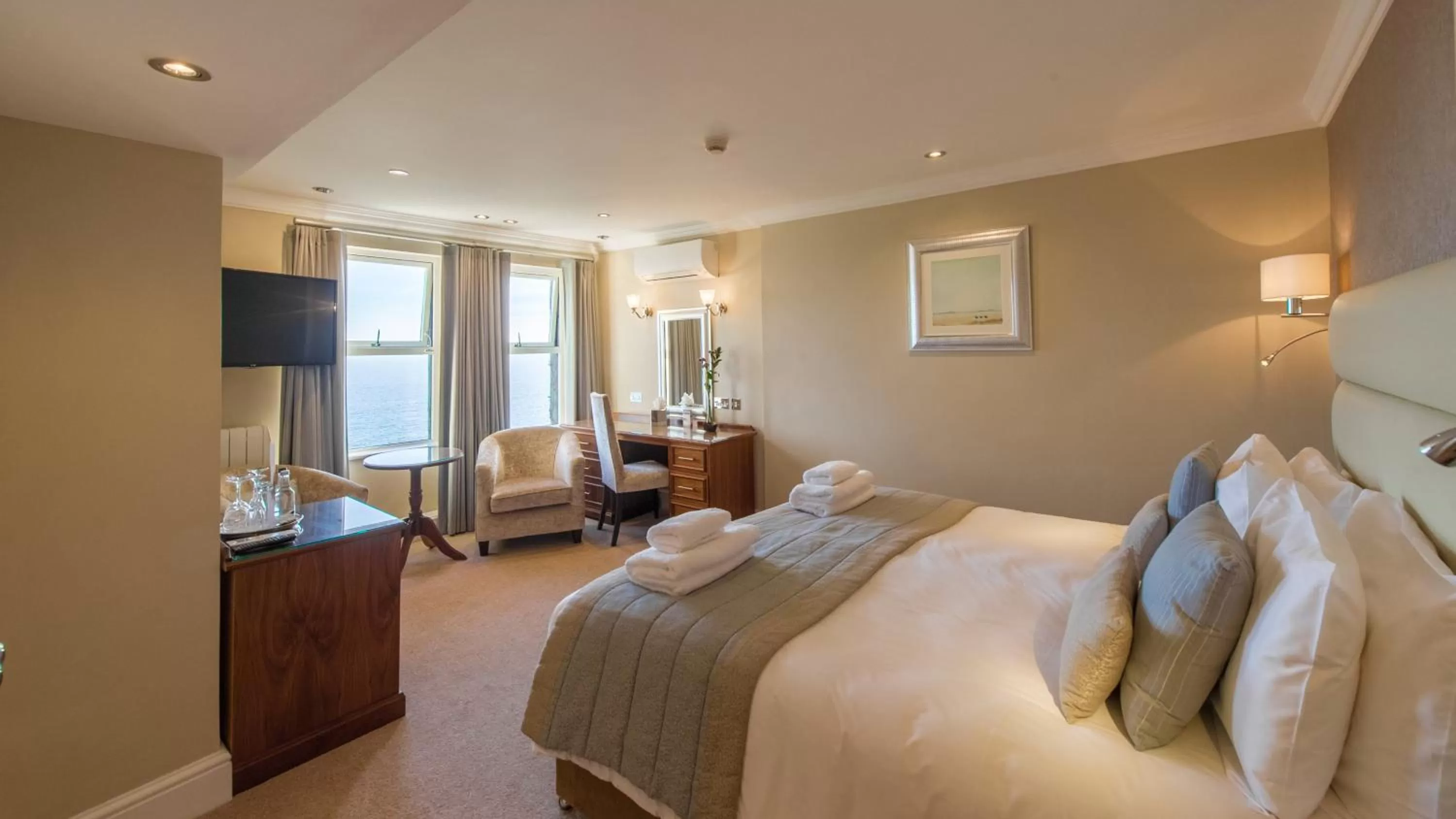 Photo of the whole room, Bed in The Carlyon Bay Hotel and Spa