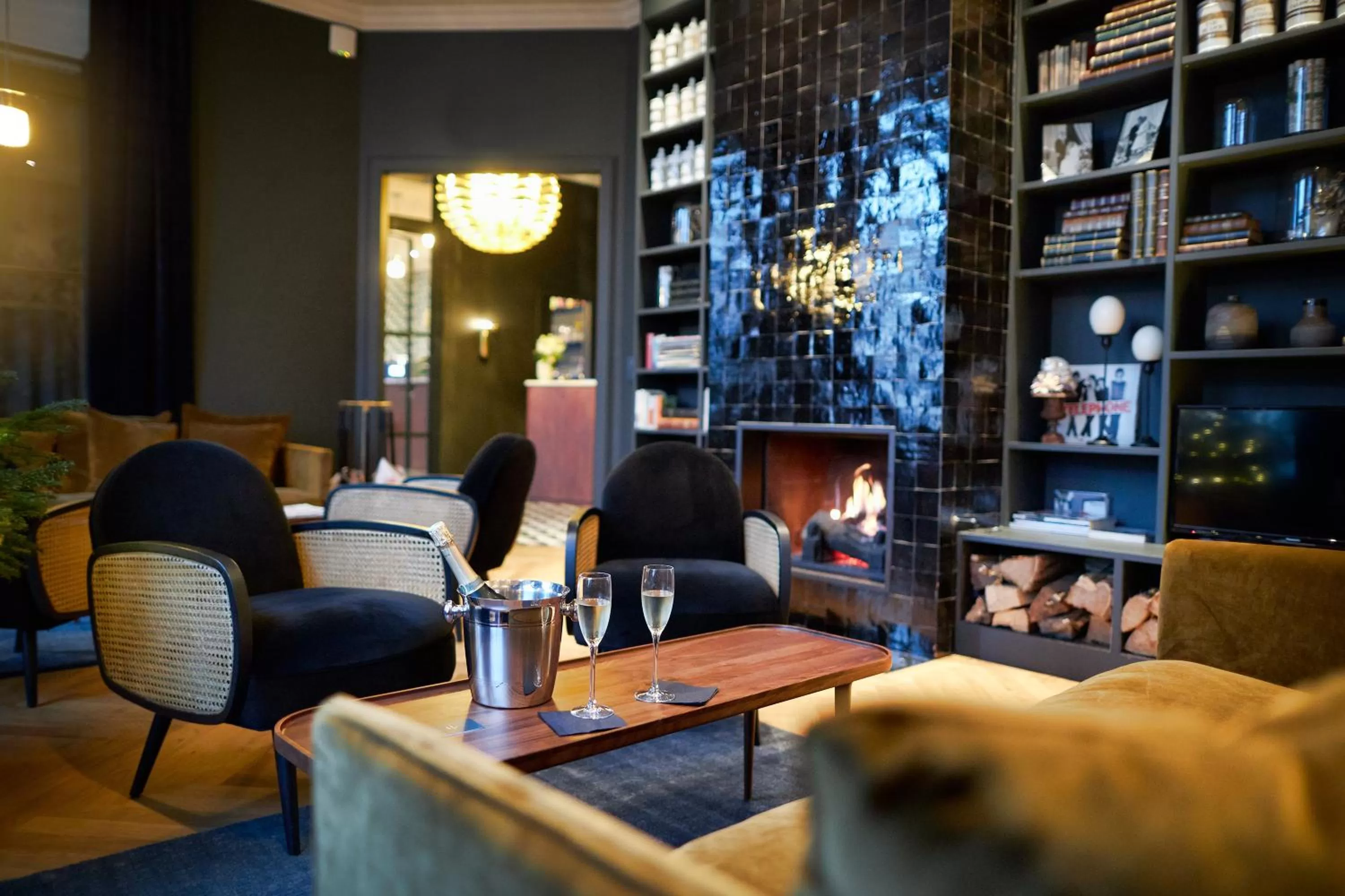 Living room in Hotel Victoria