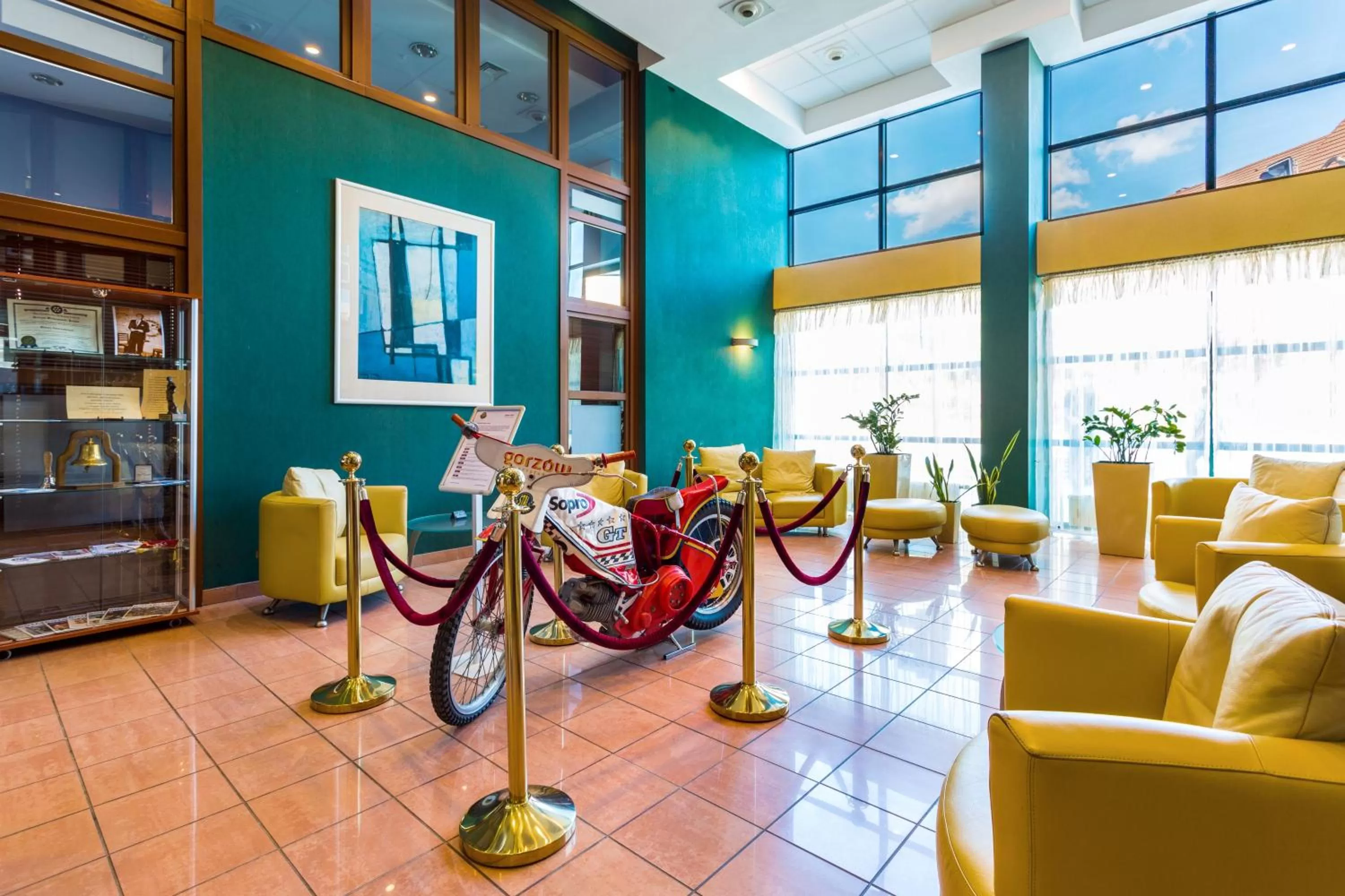 Lobby or reception in Qubus Hotel Gorzów Wielkopolski