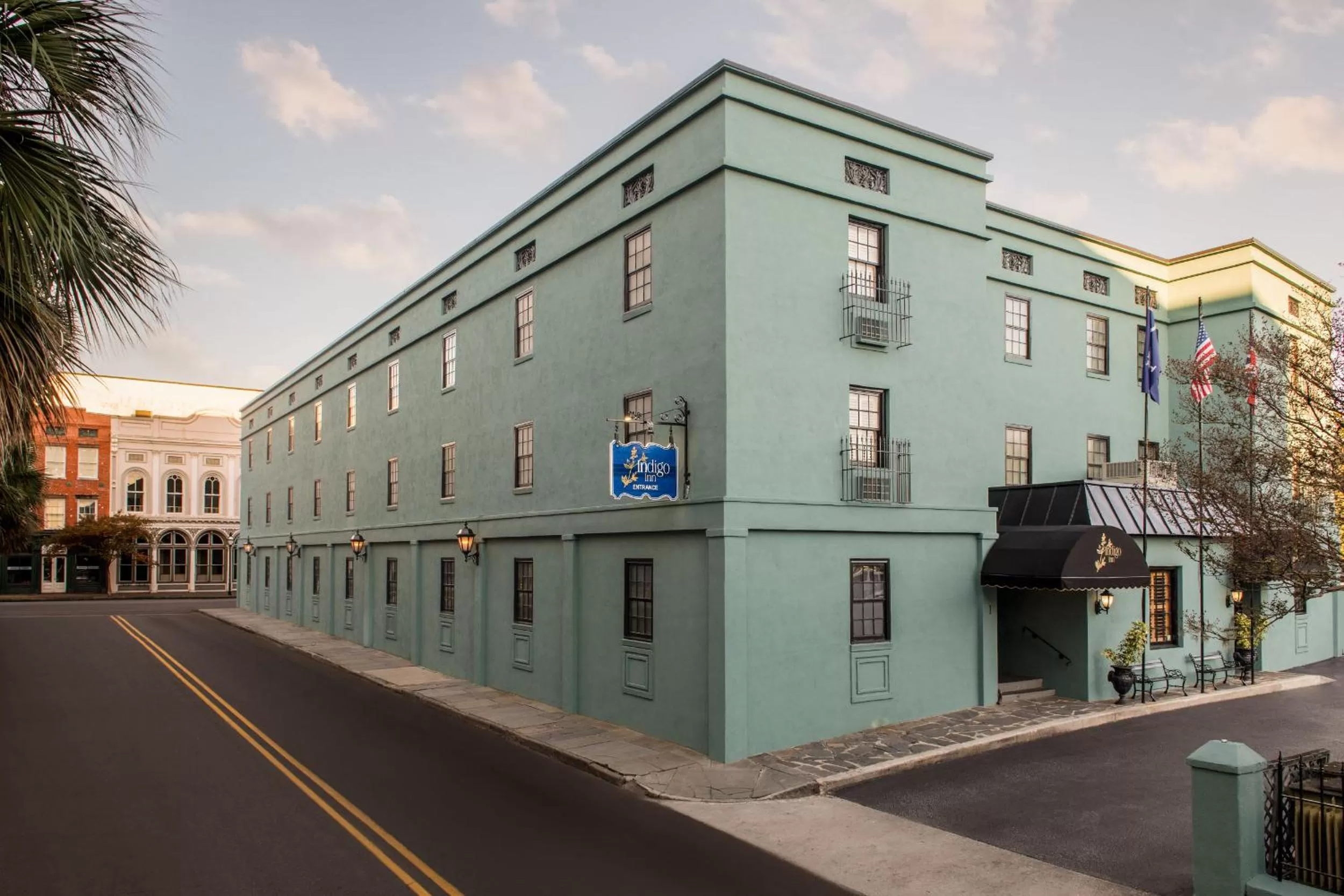 Property building in Indigo Inn