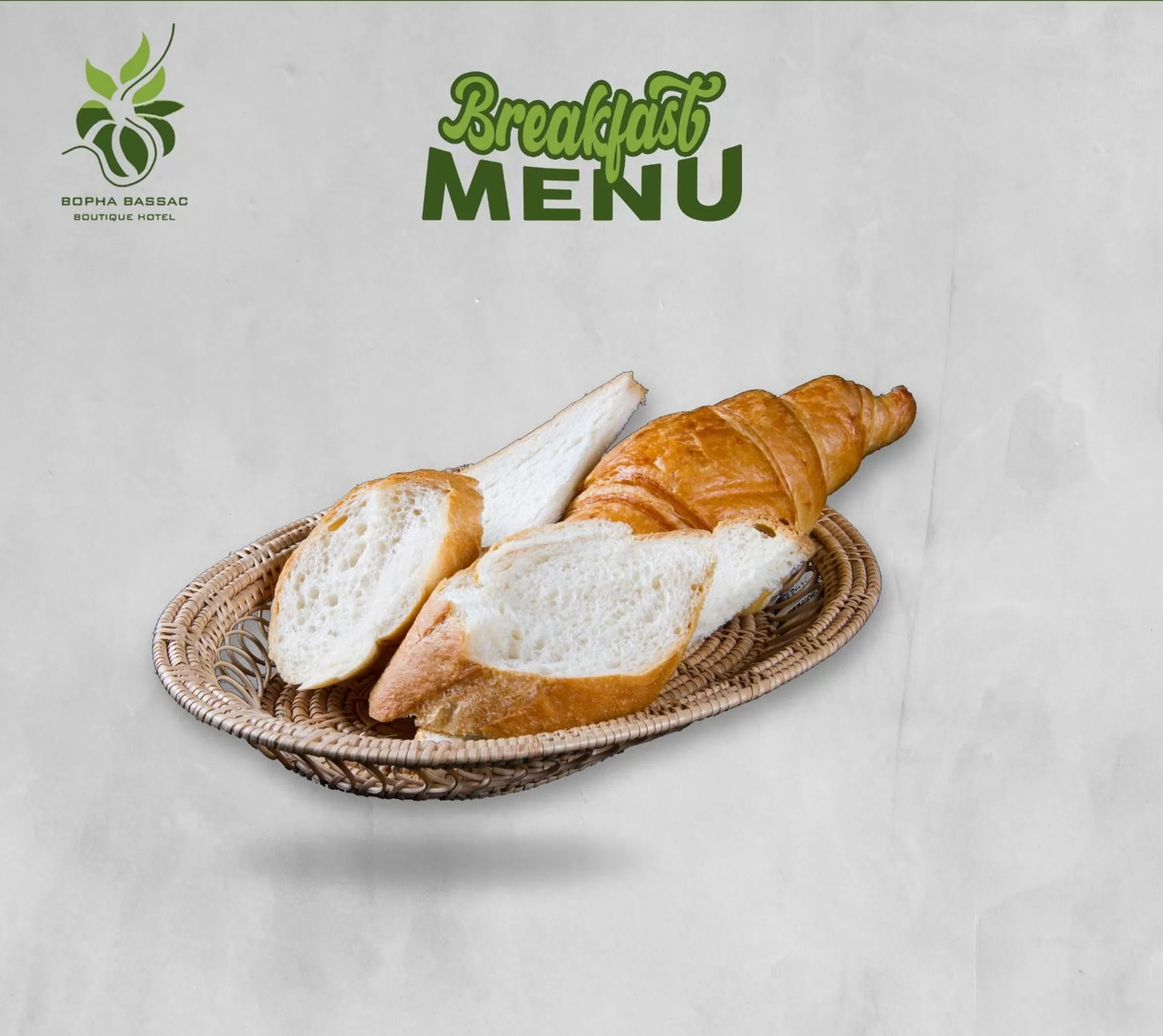 Breakfast in Bopha Bassac Boutique Hotel