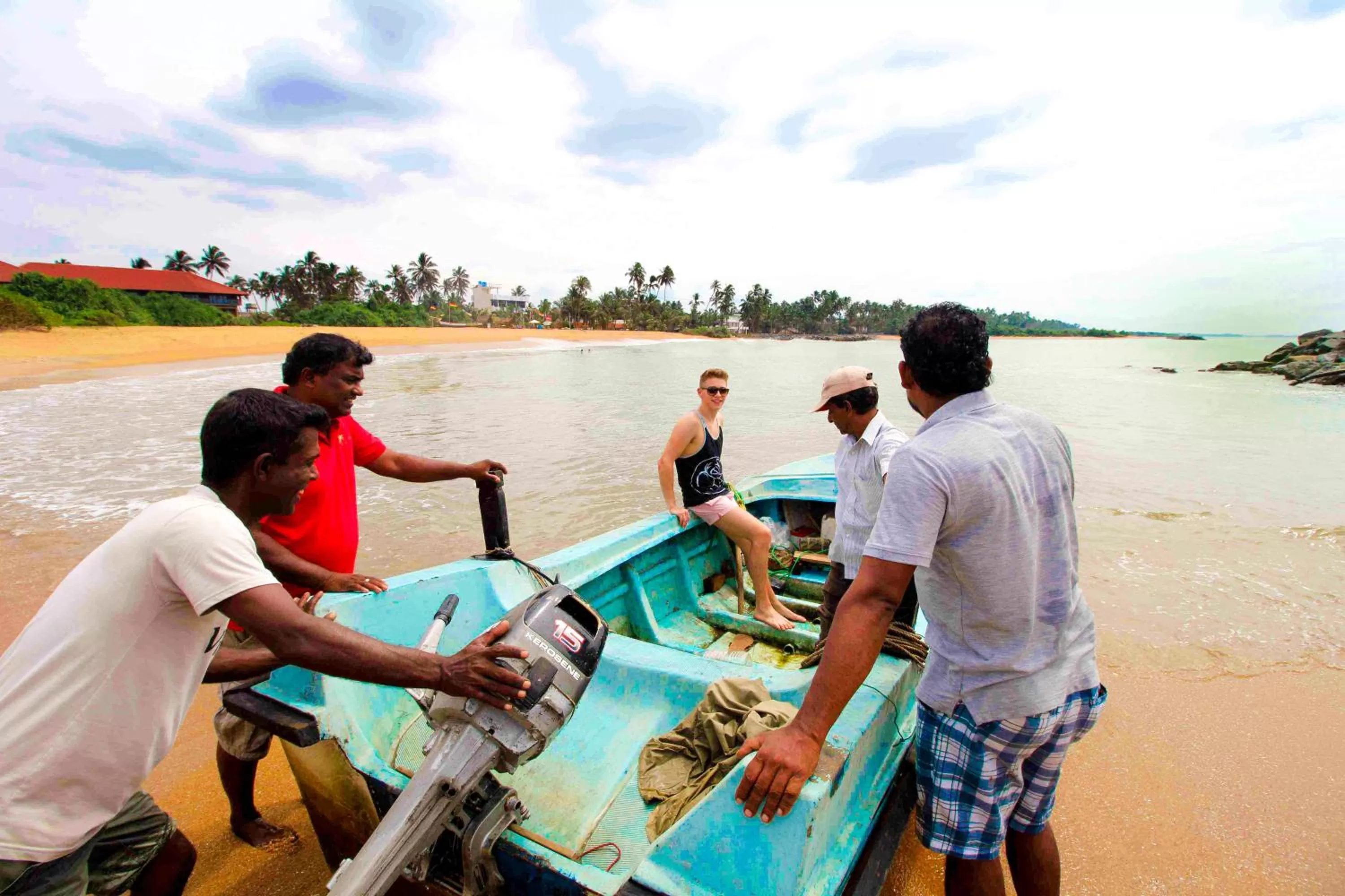 Fishing in Hotel Coconut Bay