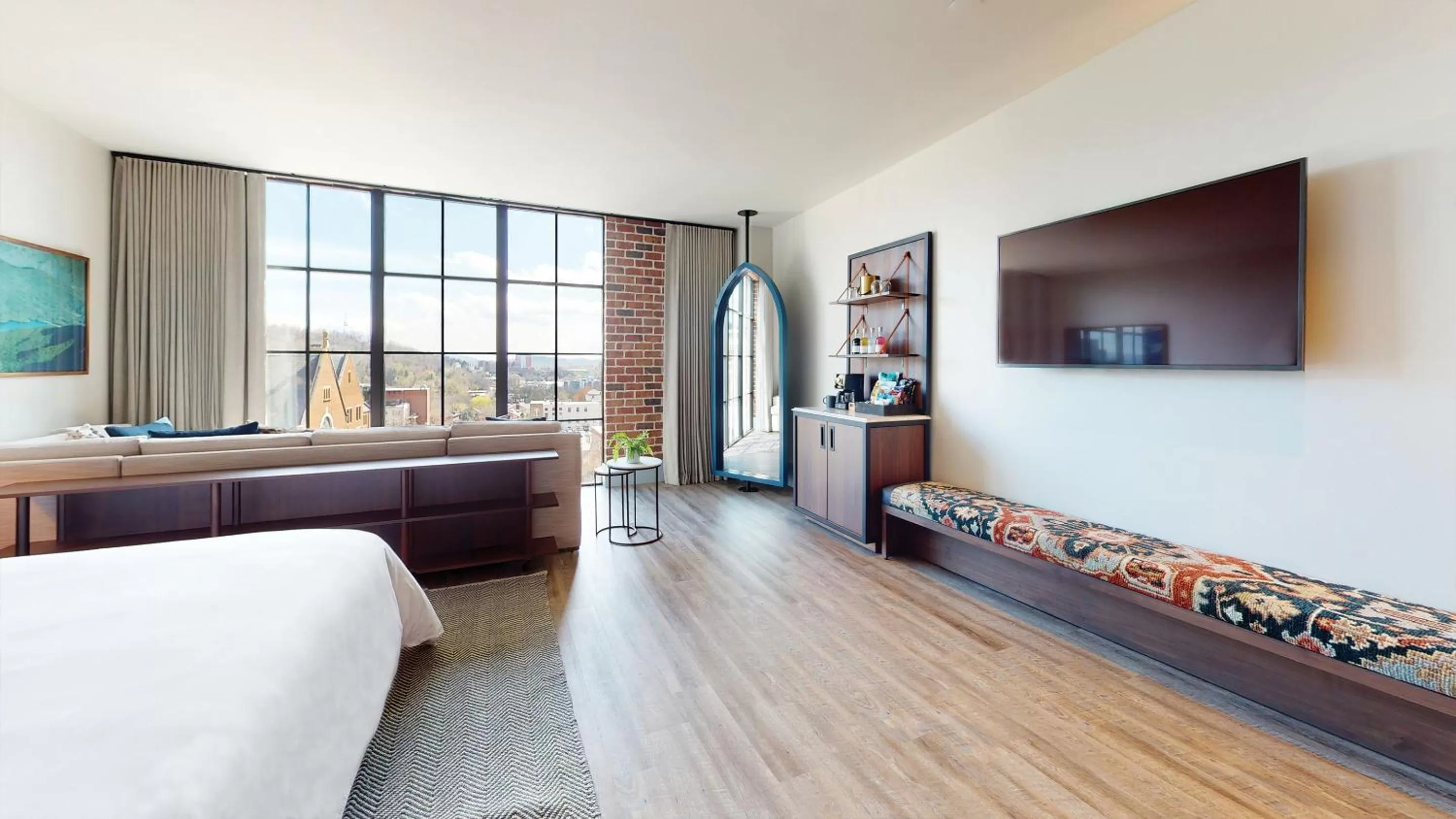 Bedroom, Bed in The Restoration Asheville