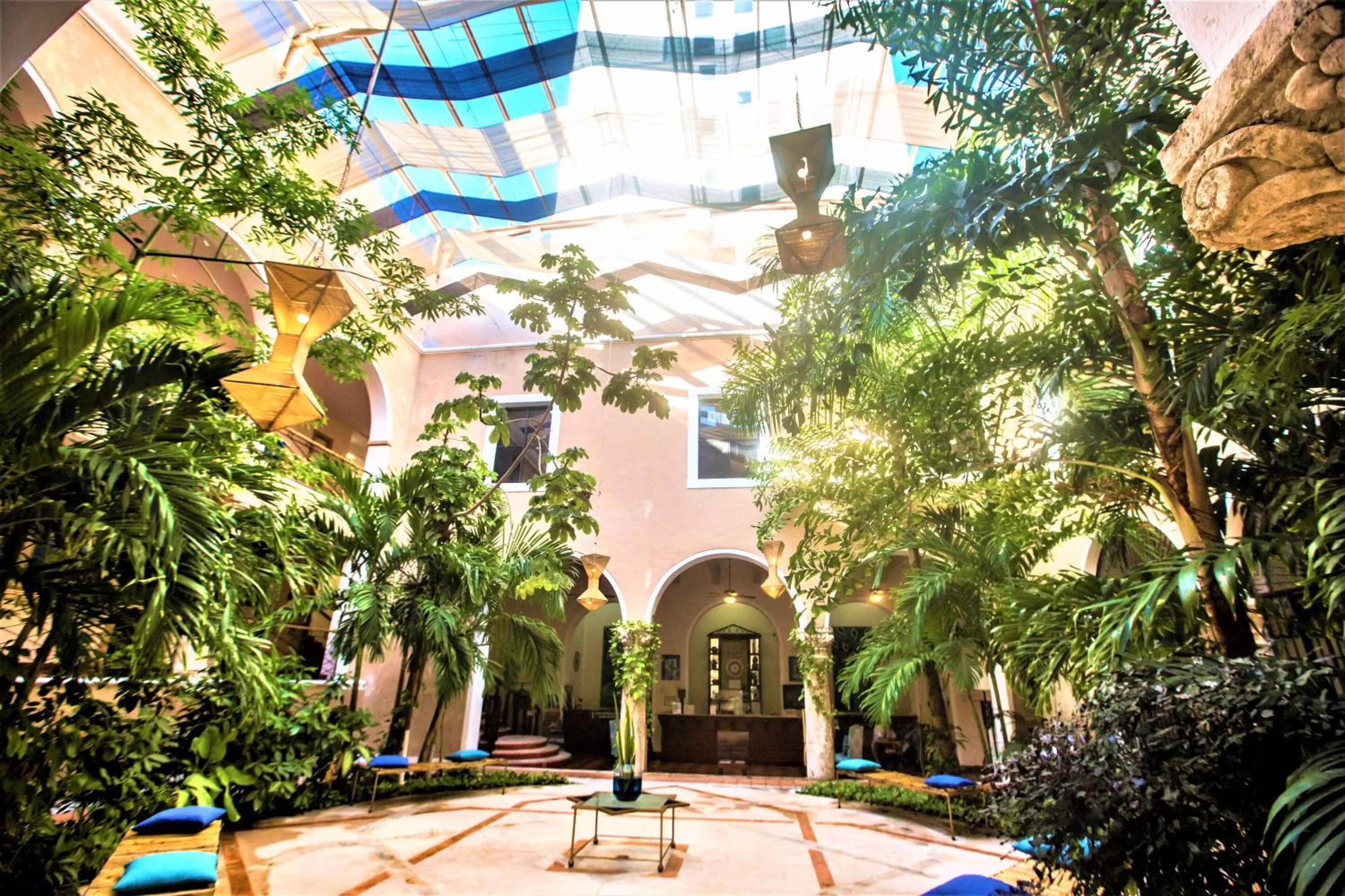Patio in Hotel Merida
