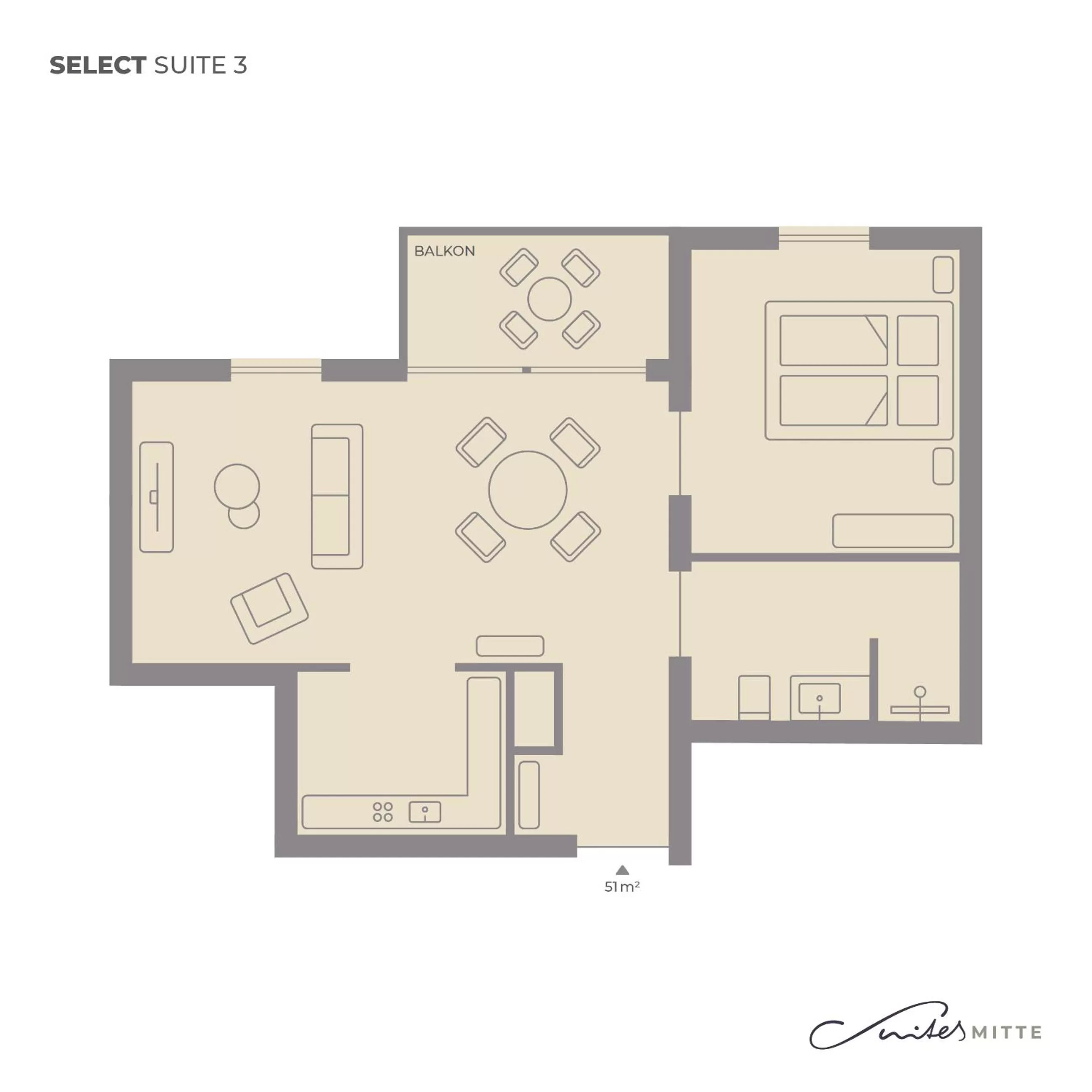 Shower, Floor Plan in Suites MITTE - Aparthotel