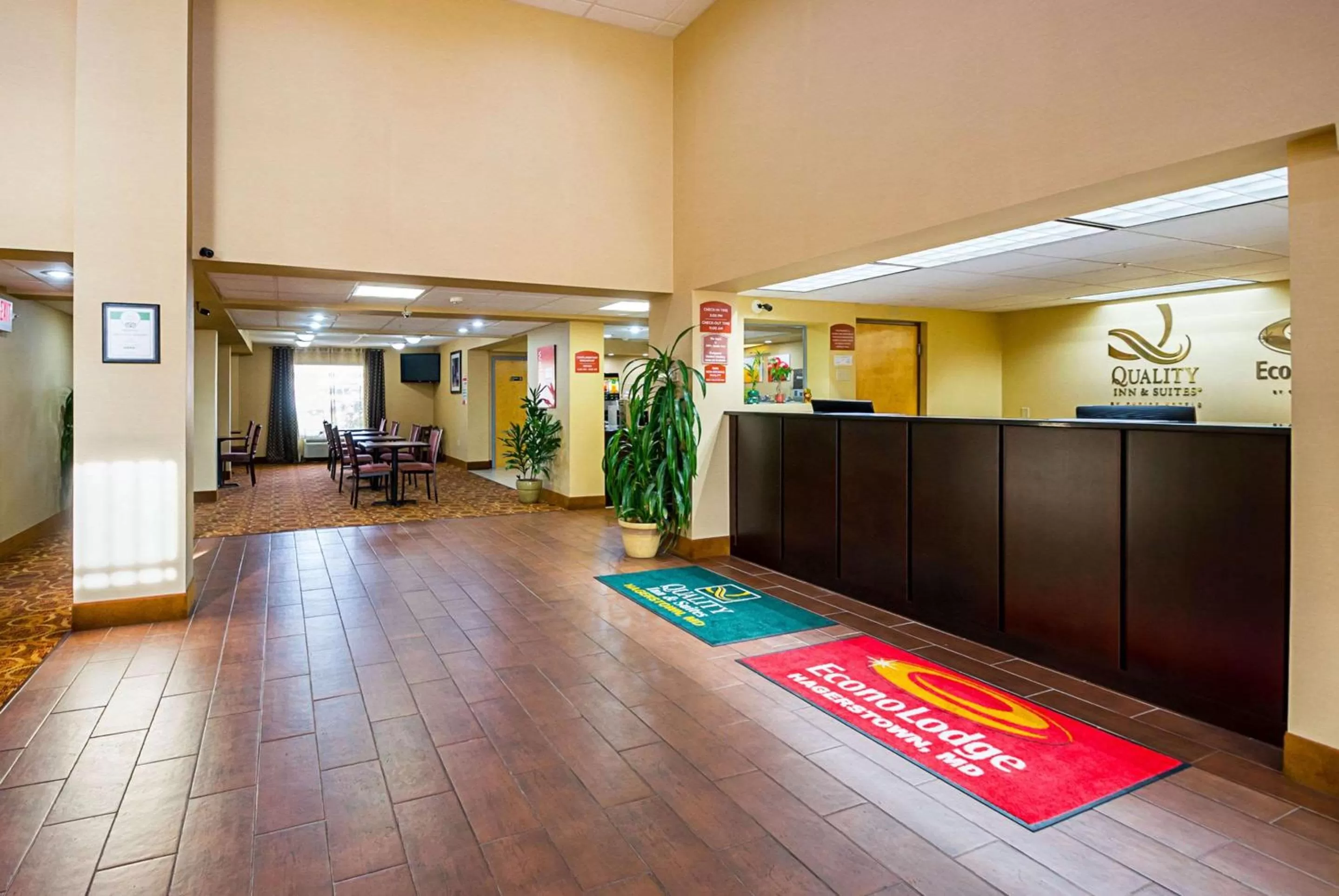 Lobby or reception in Quality Inn & Suites Hagerstown