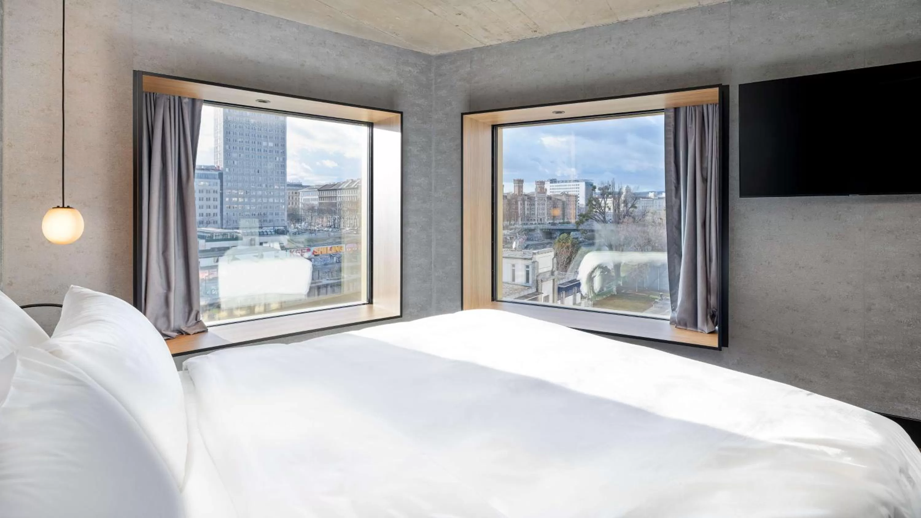 Photo of the whole room, Bed in Radisson RED Hotel, Vienna