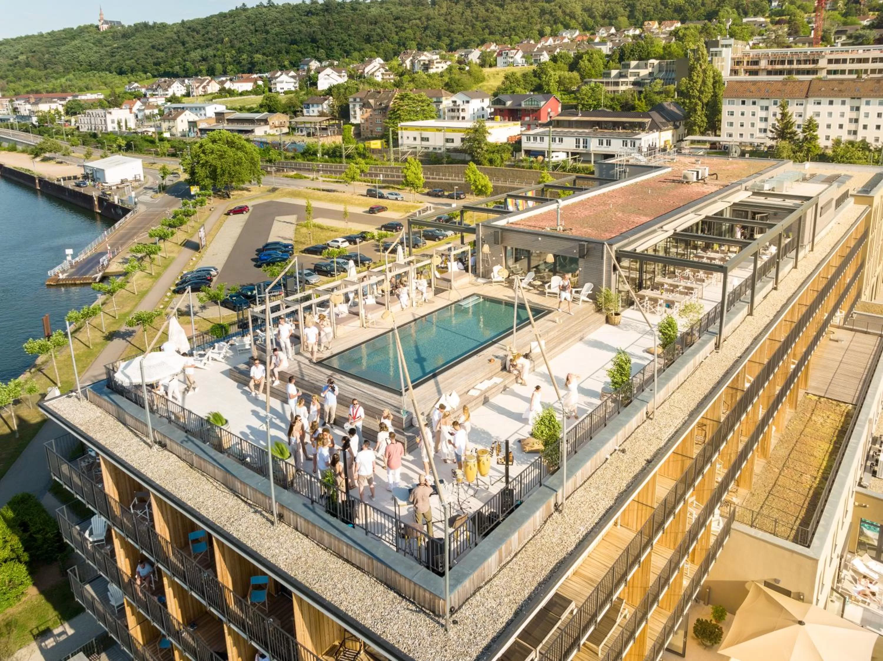 Bird's eye view in PAPA RHEIN - Hotel & Spa