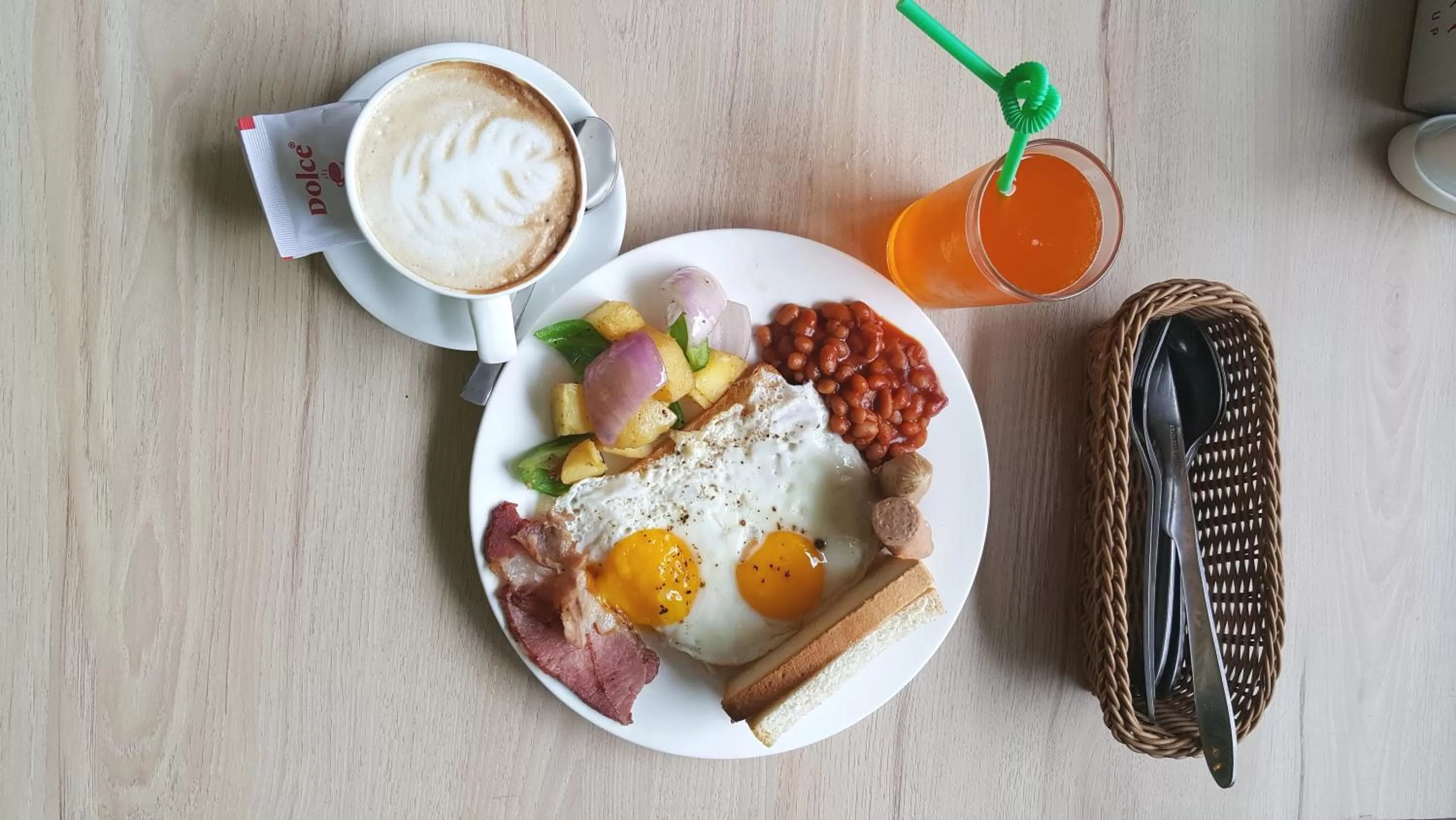 Food close-up in Hotel ACE