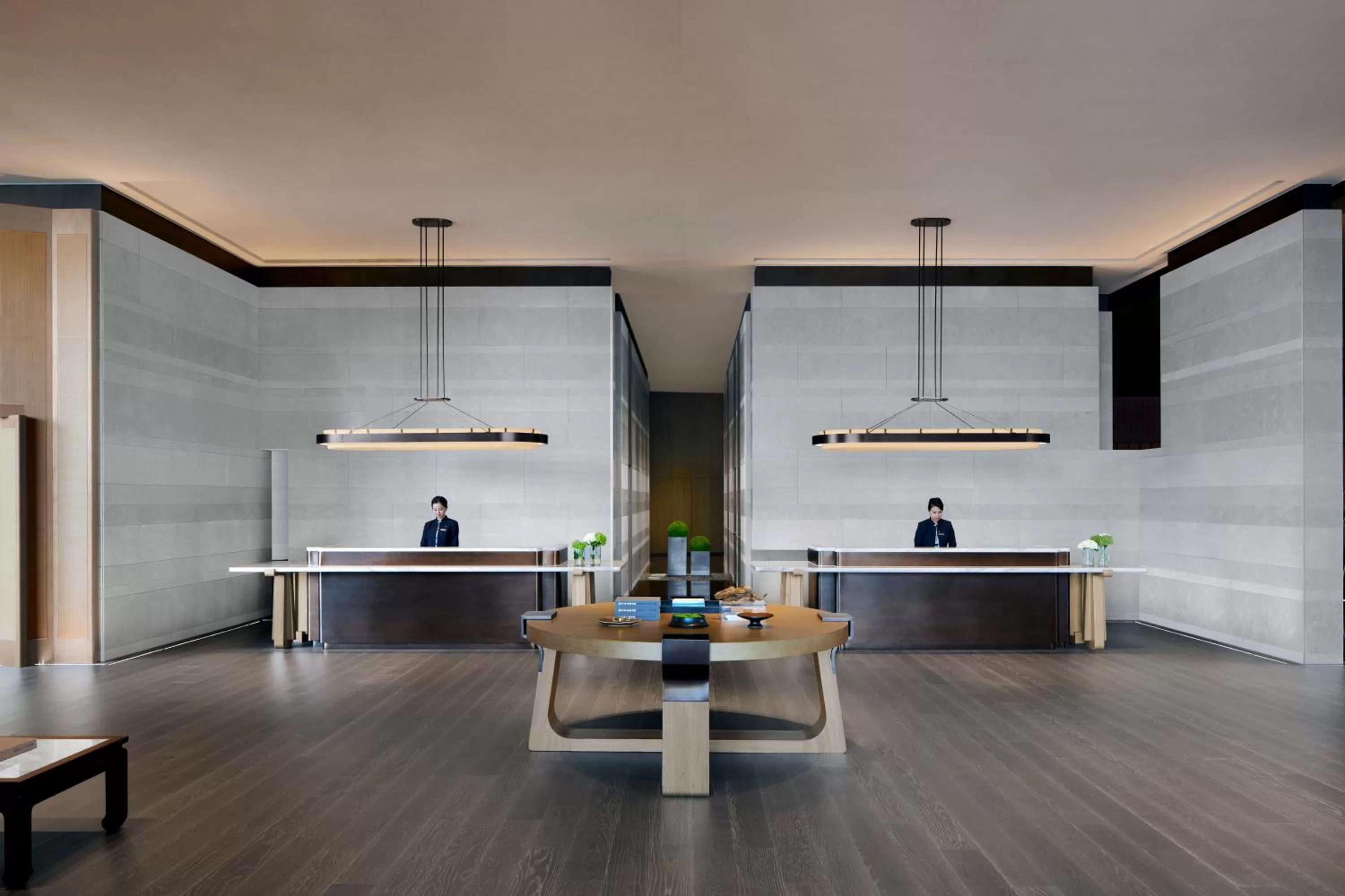 Lobby or reception in Nantong Marriott Hotel