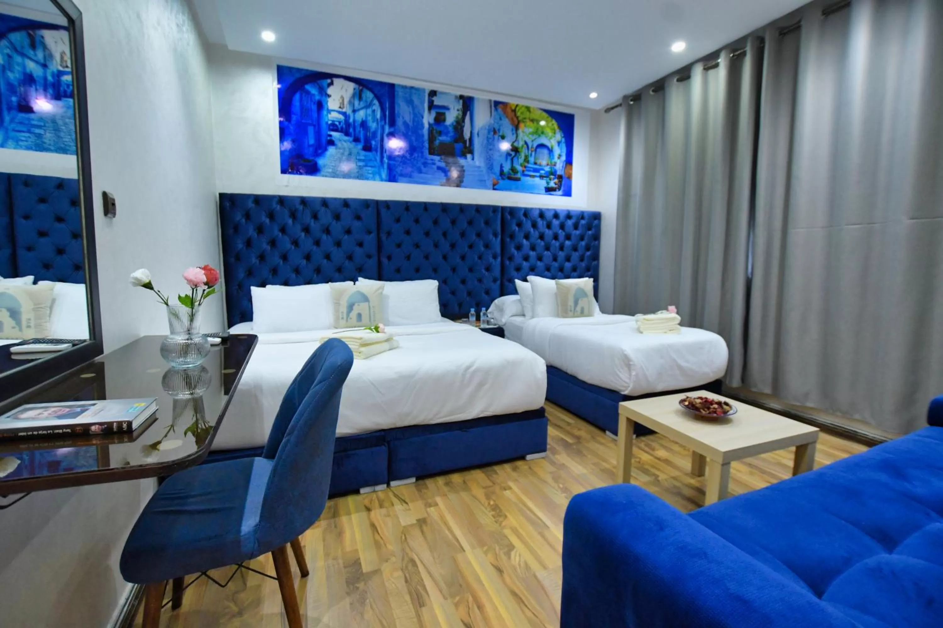 Bed in Hotel Dar Annasr