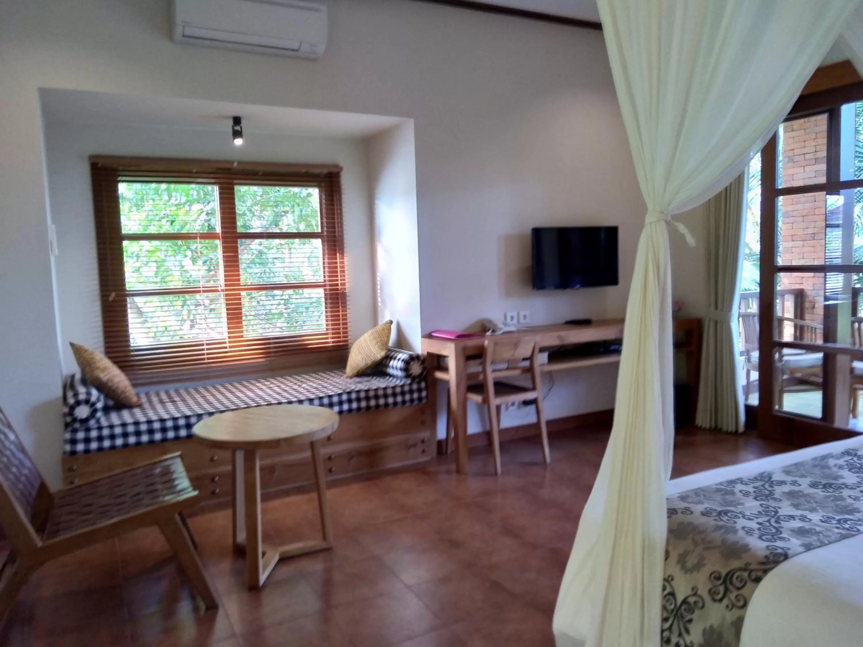 Seating Area in Ubud Lestari Bungalows