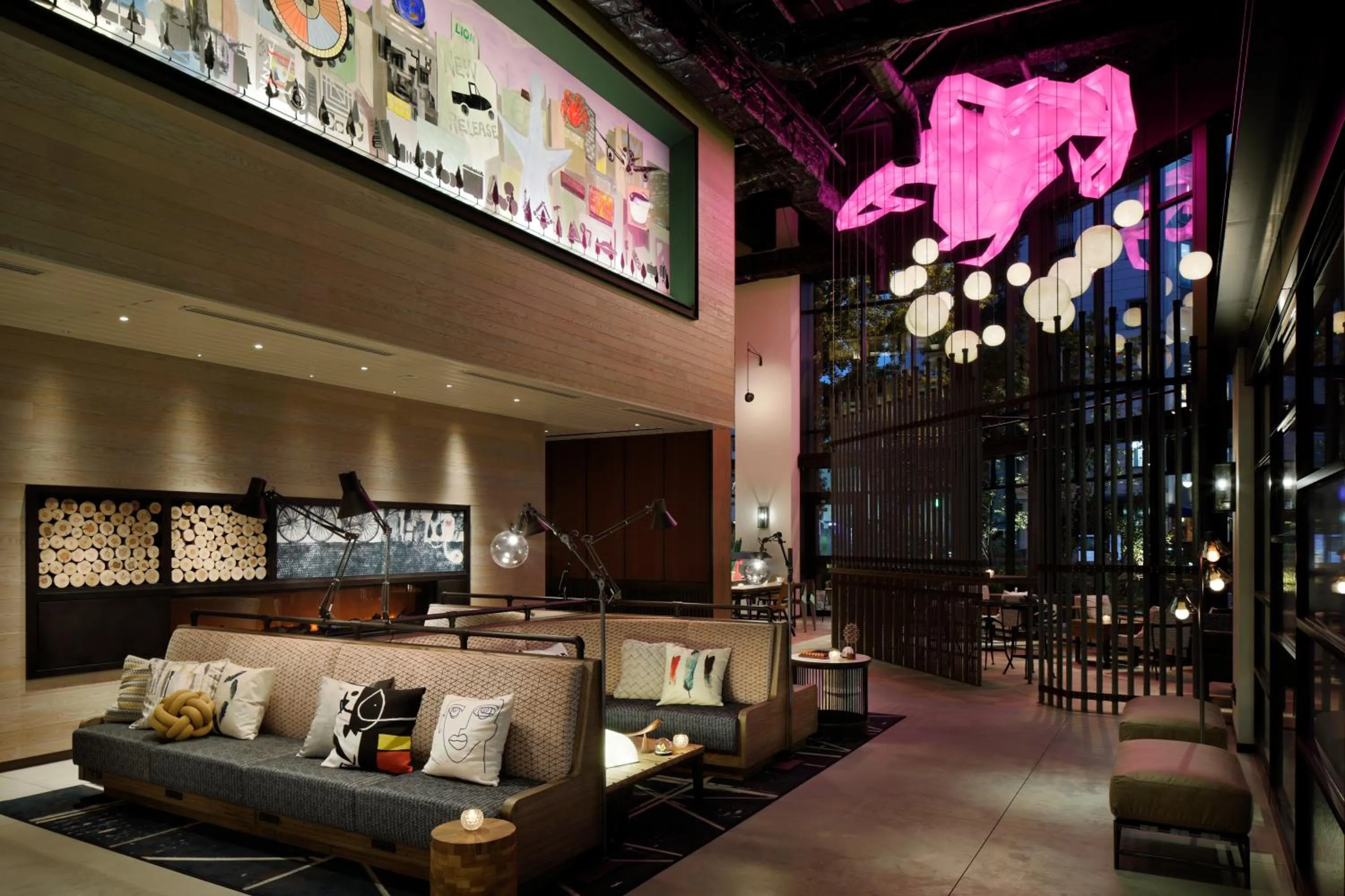 Lobby or reception in Moxy Osaka Umeda