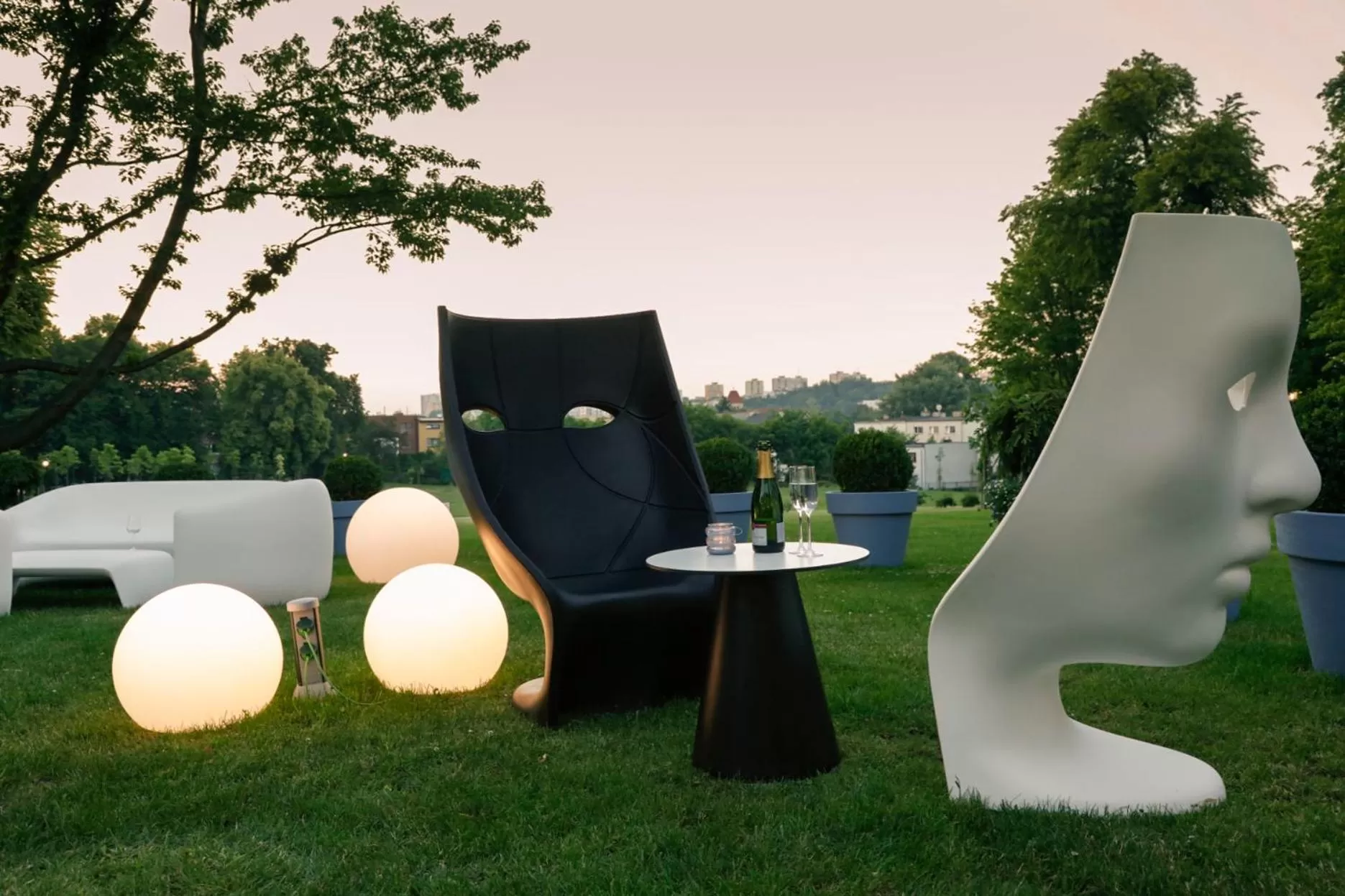 Garden in Relais & Châteaux Hotel Quadrille - Adults Only