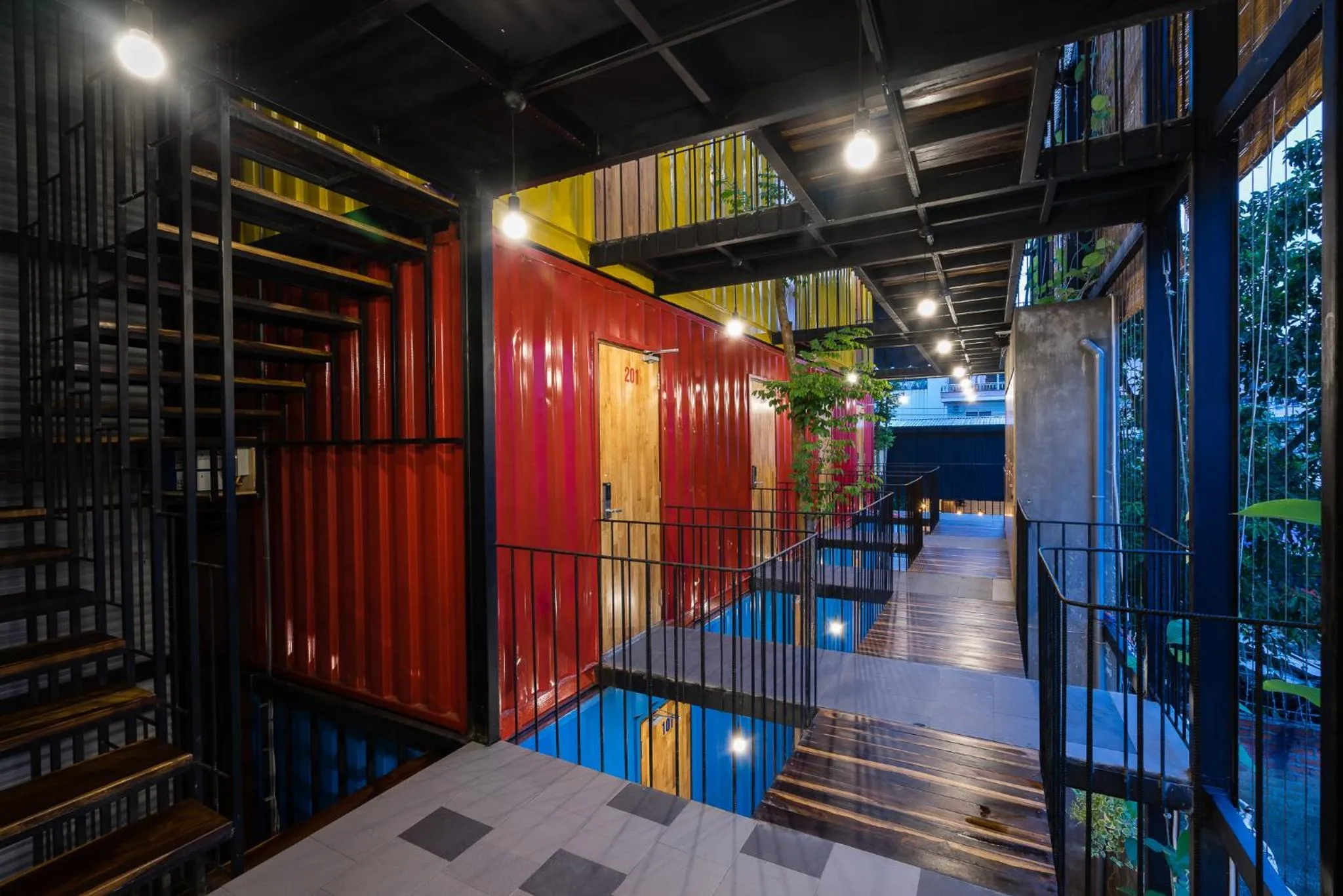 Facade/entrance in Ccasa Hostel