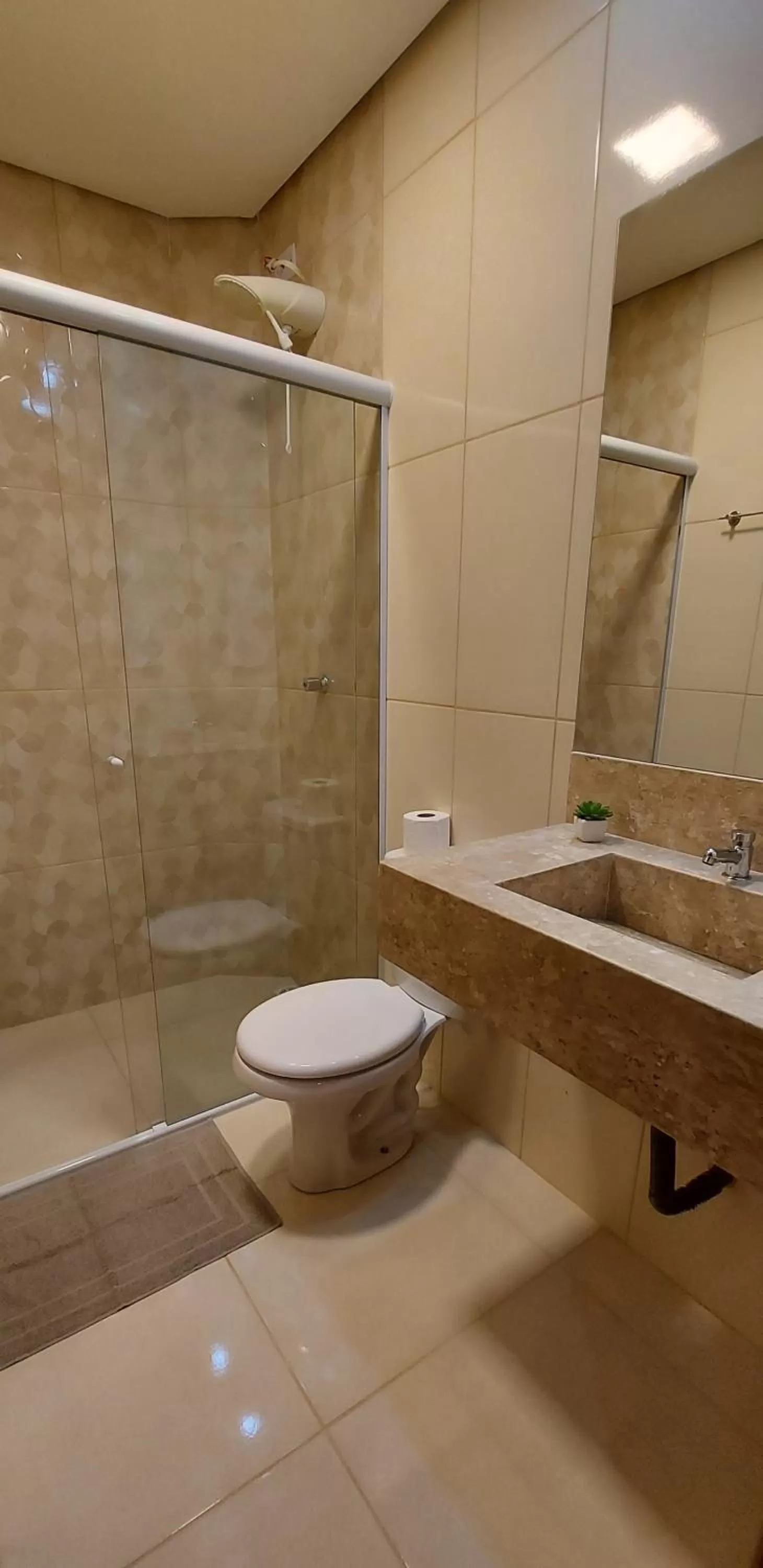 Bathroom in Pousada das Saíras