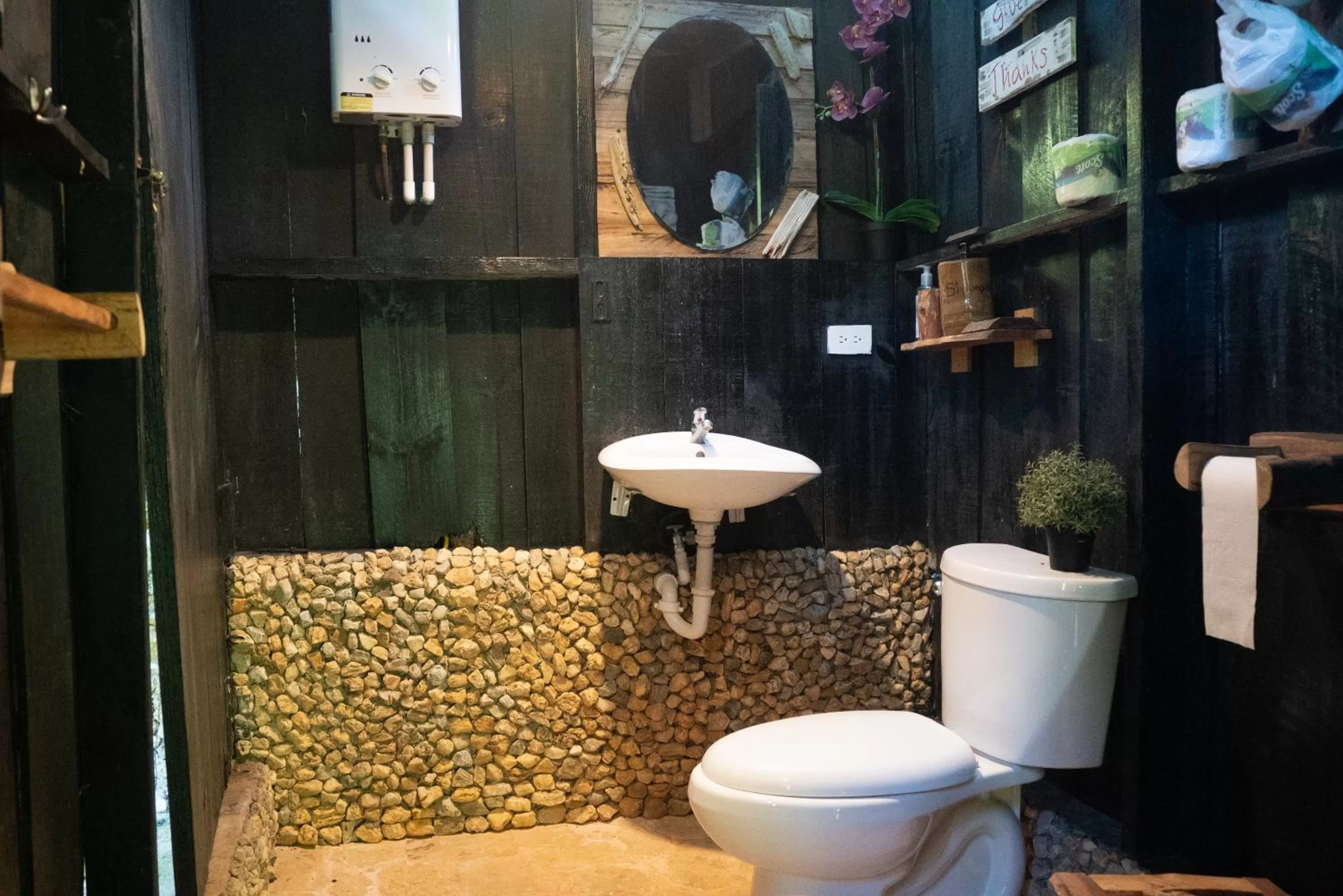 Bathroom in Dominican Tree House Village