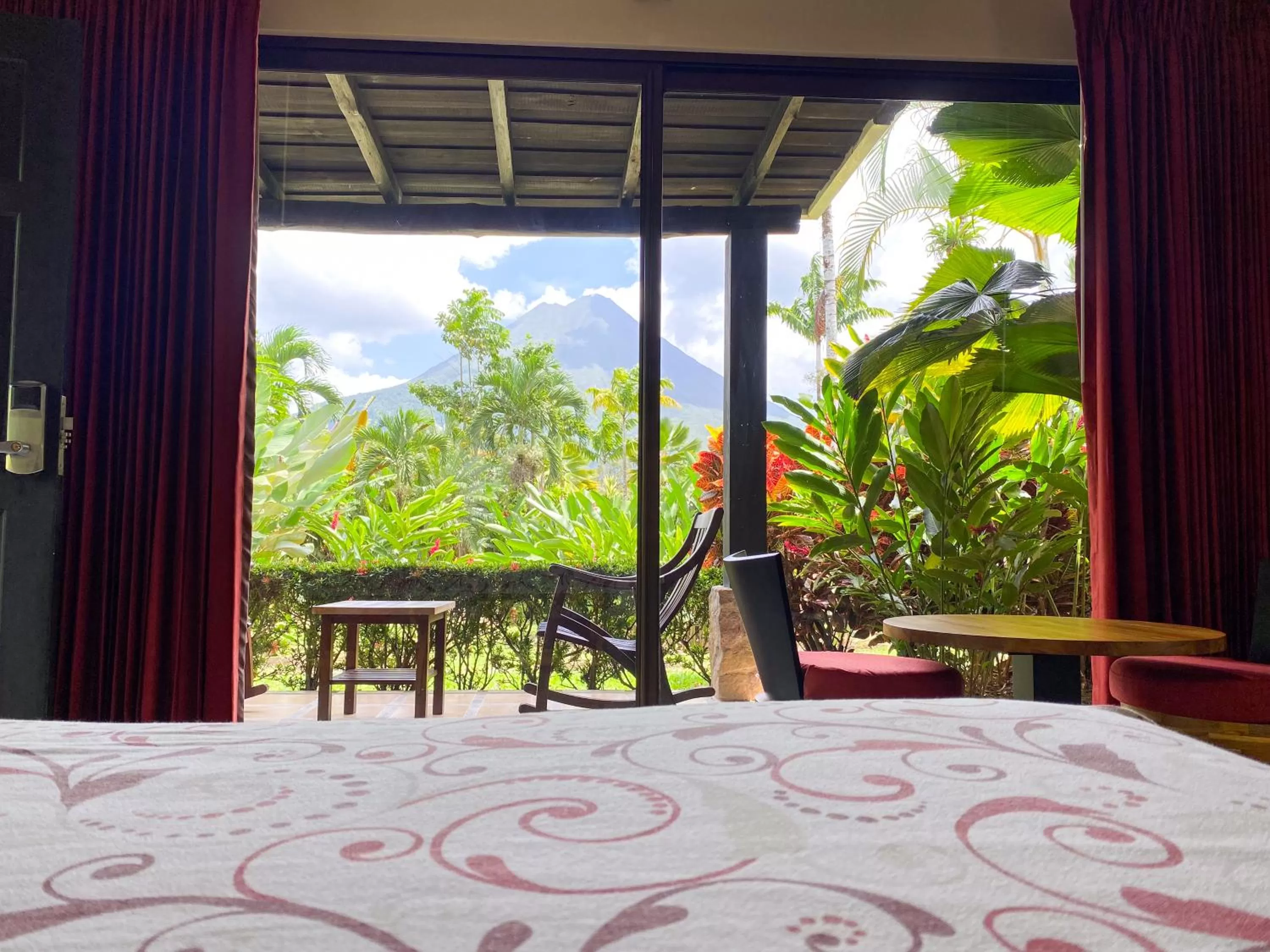 Patio, Bed in Arenal Manoa Resort & Hot Springs