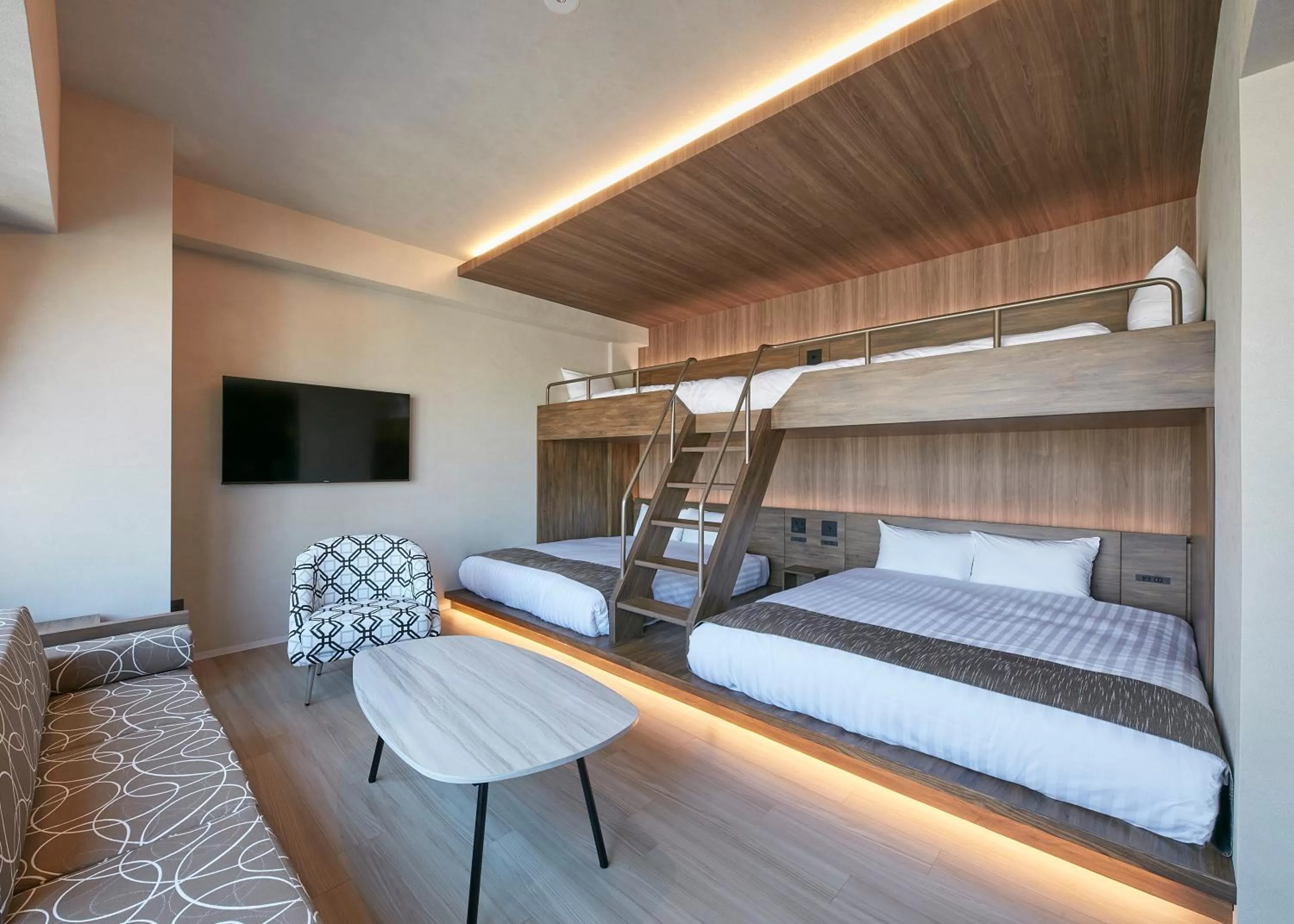 Photo of the whole room, Bed in fav KUMAMOTO