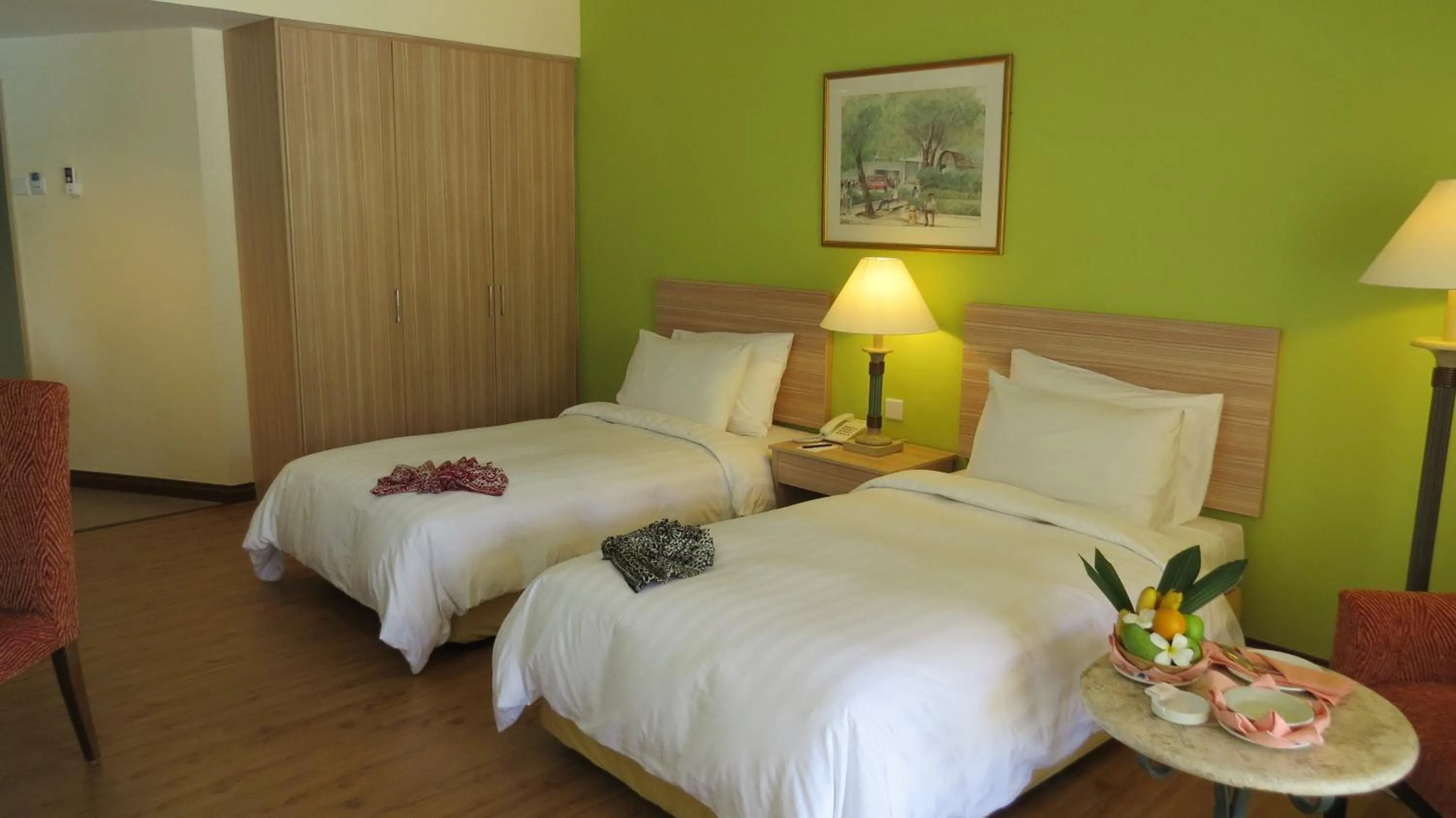 Photo of the whole room, Bed in The Qamar Paka, Terengganu