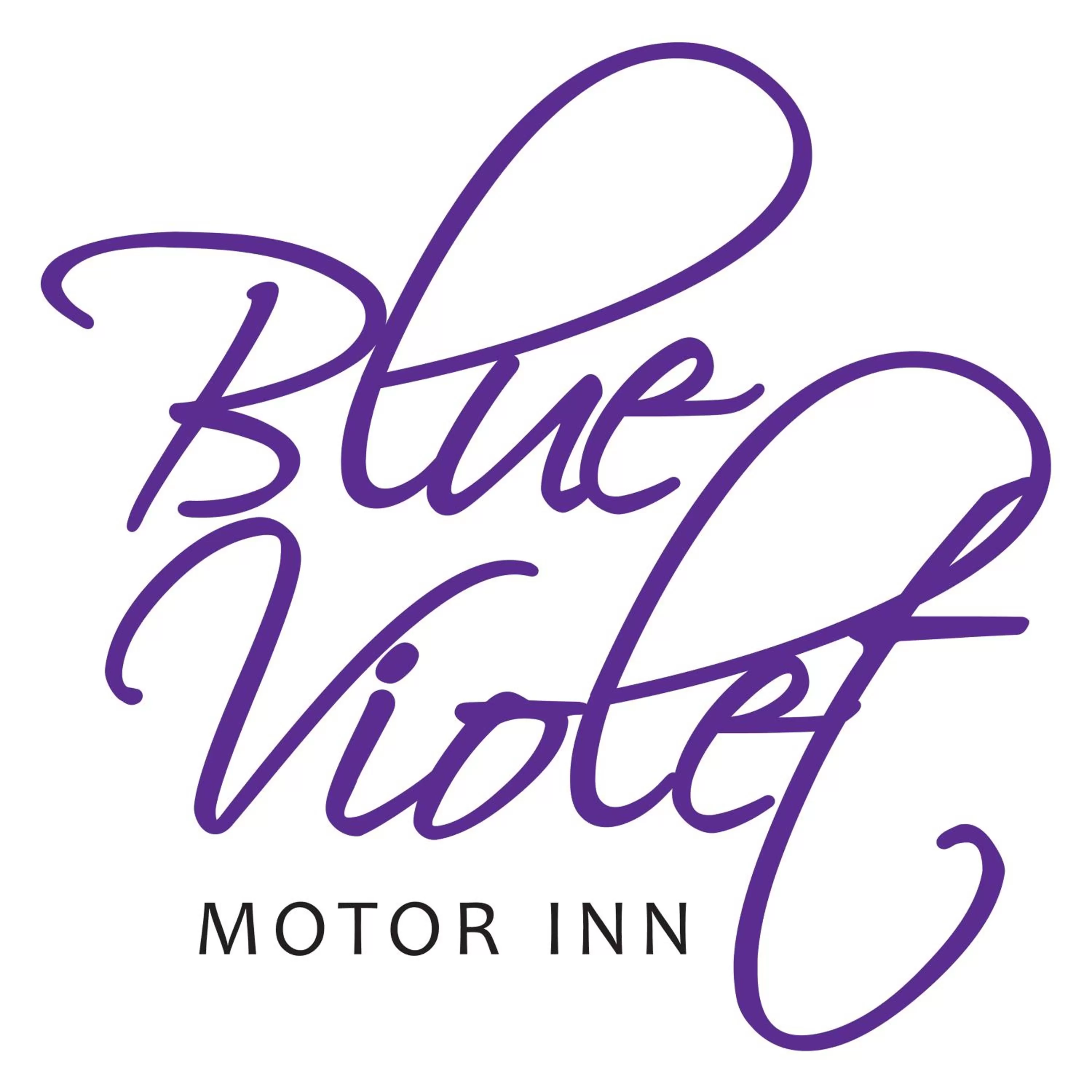 Property logo or sign in Blue Violet Motor Inn