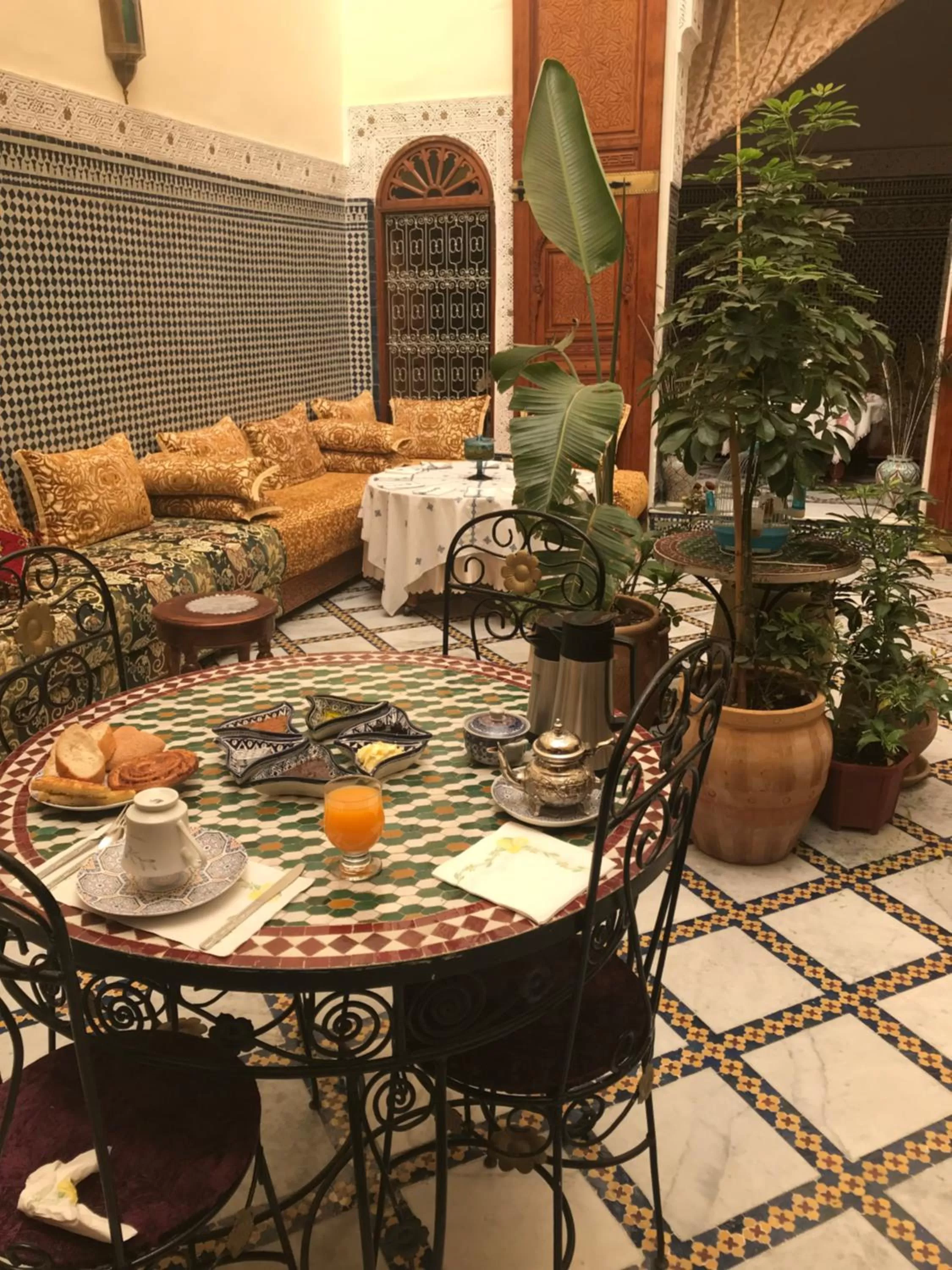 Patio in Riad Taj Salma